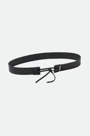 Adjustable Leather Hat Band - Black Brixton