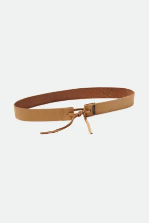 Adjustable Leather Hat Band - Natural Brixton