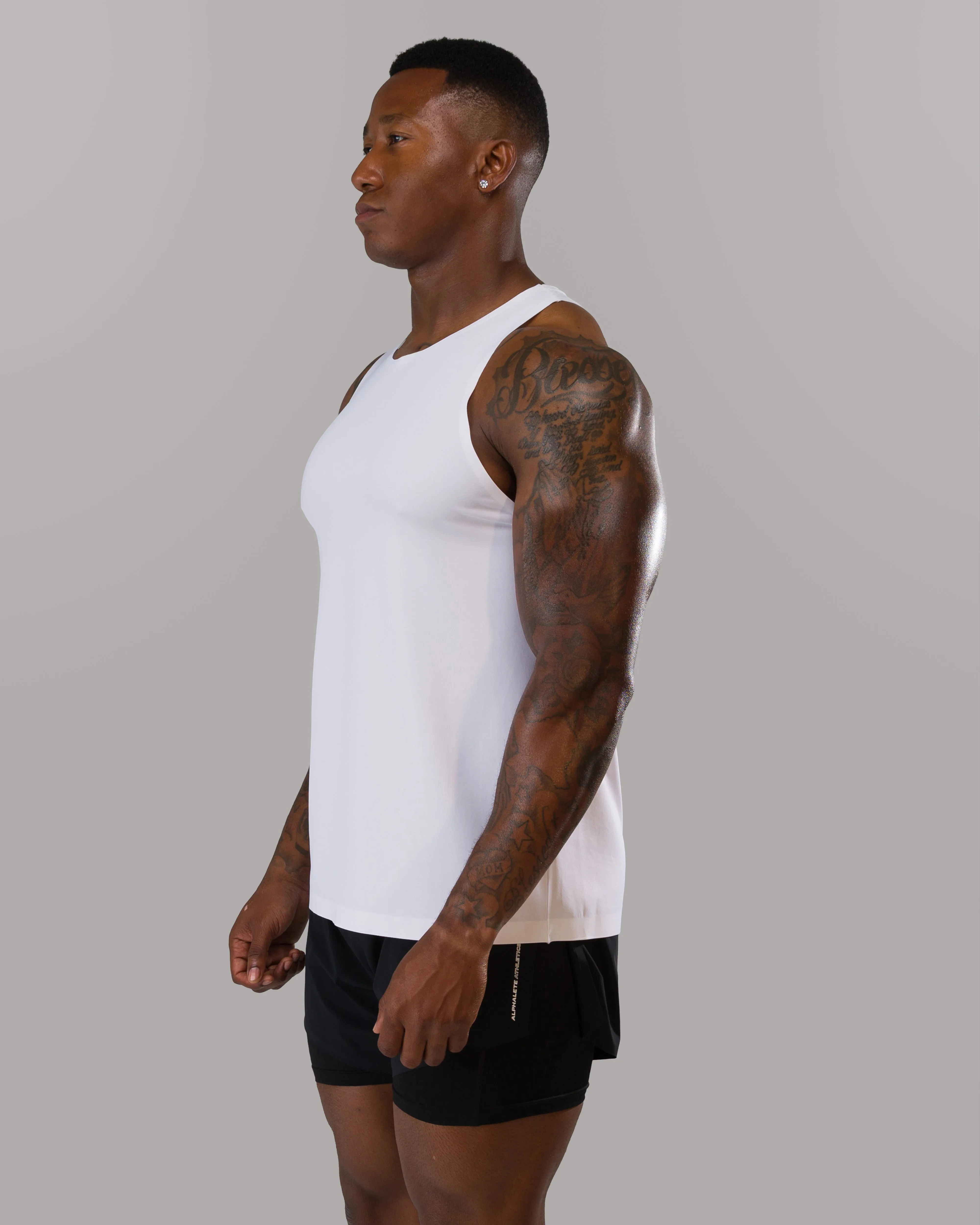 AeroFlex Tank - White Alphalete Athletics
