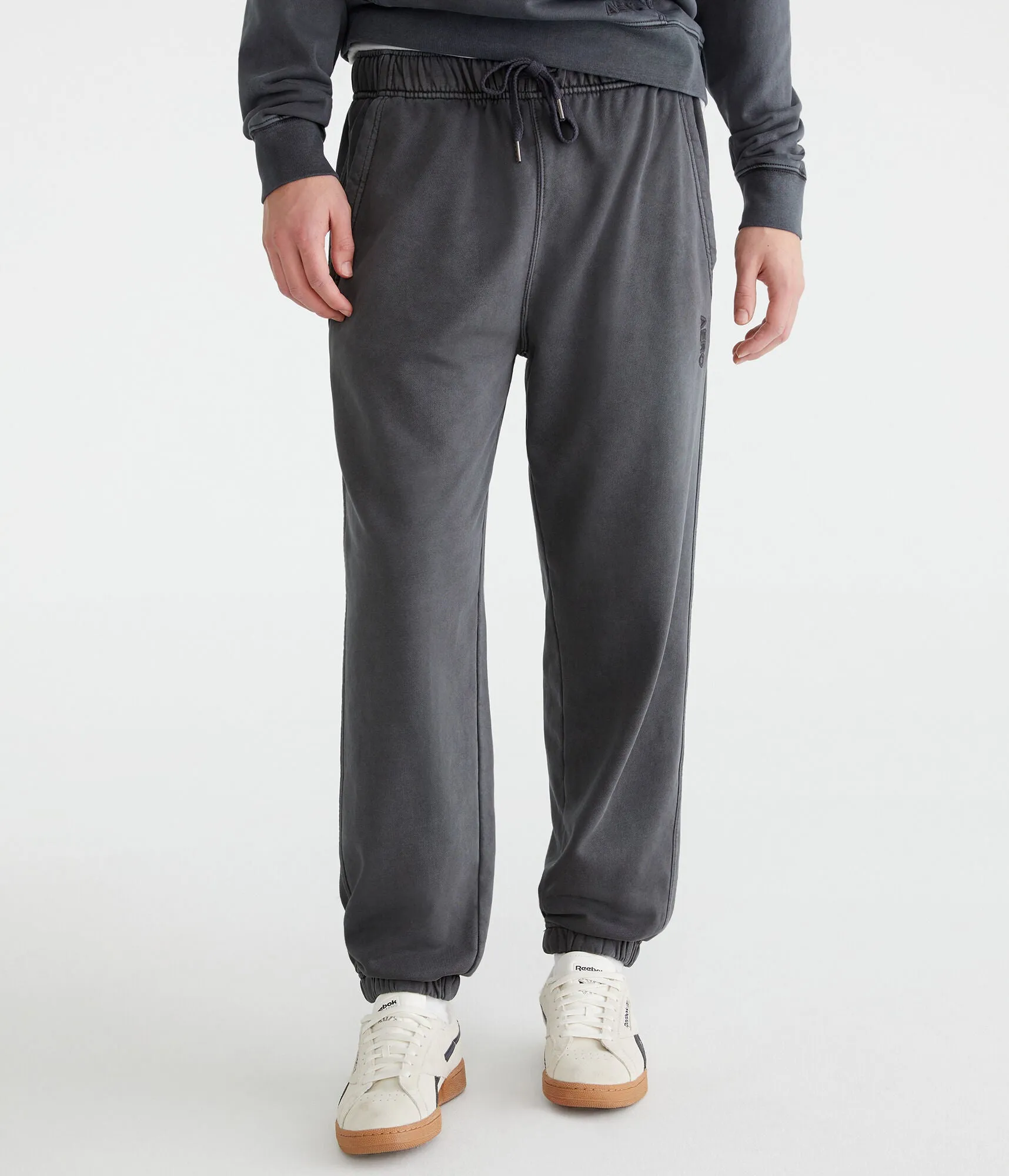 Aeropostale Tonal Logo Terry Jogger Sweatpants