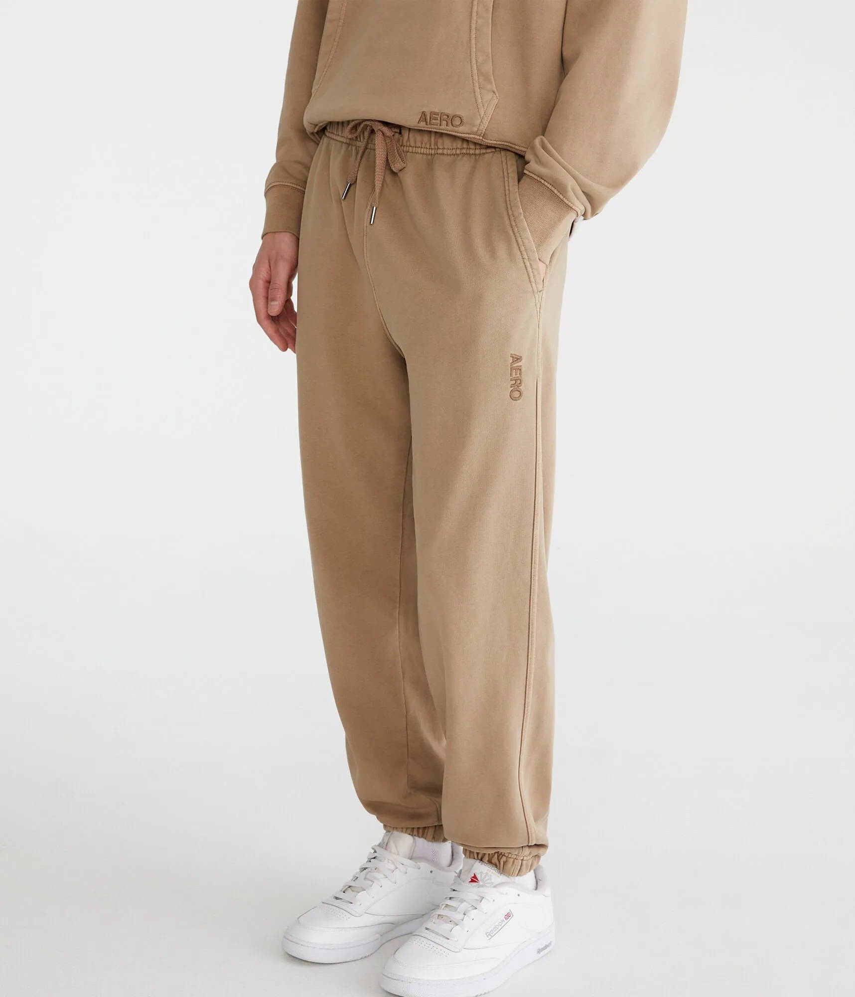Aeropostale Tonal Logo Terry Jogger Sweatpants