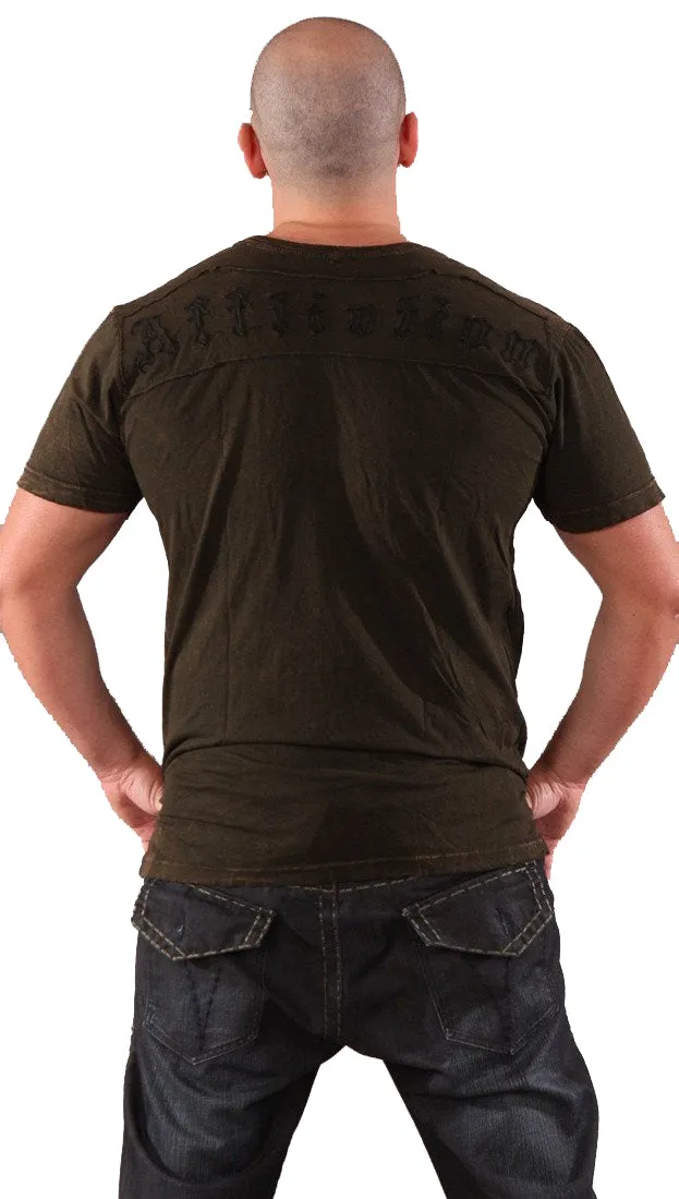 Affliction Streamline Mens Tee Mud