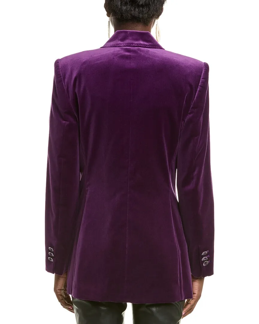 Alberta Ferretti Velvet Blazer