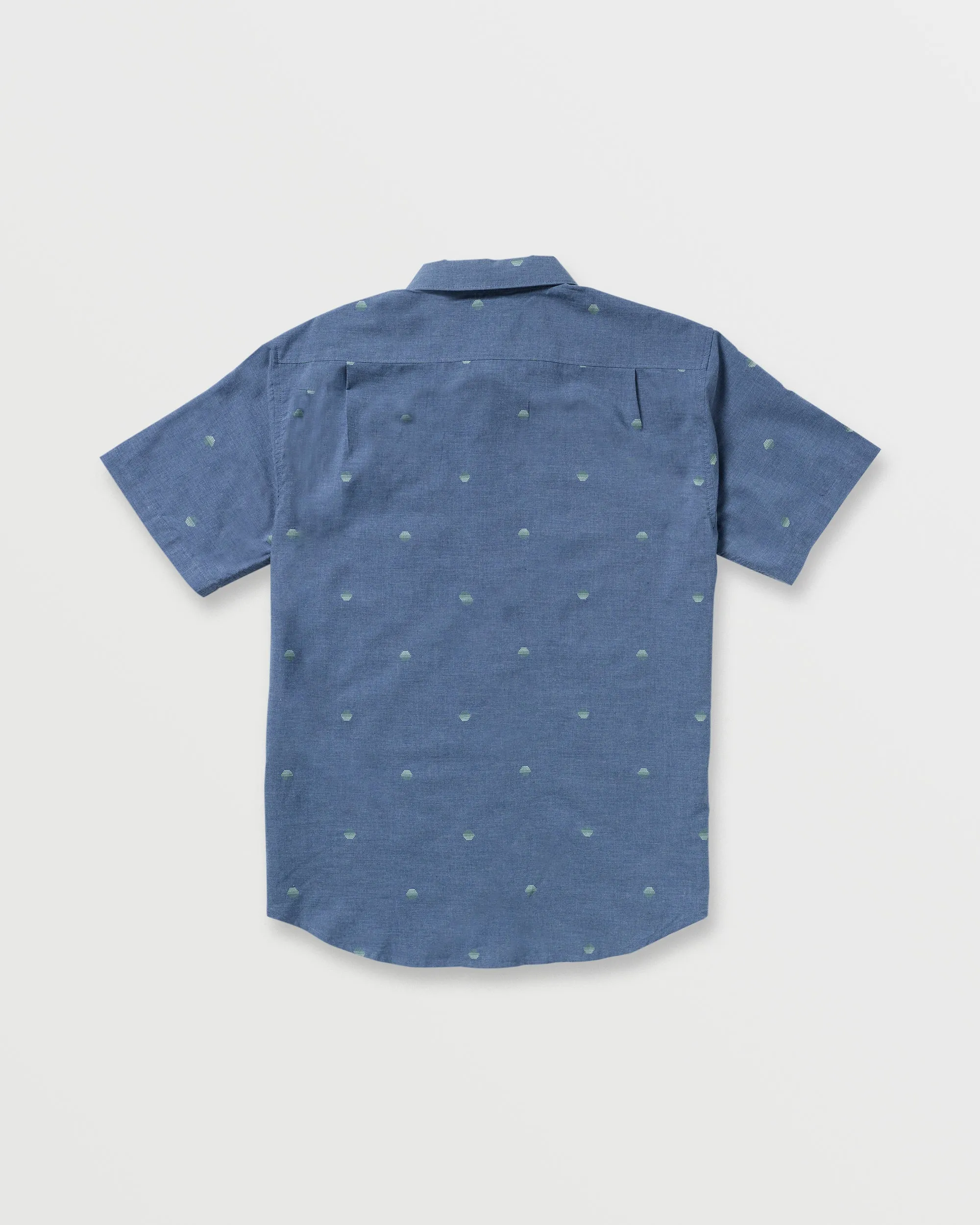 All Day Jacquard Short Sleeve Shirt - Deep Blue Billabong