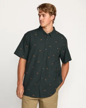 All Day Jacquard Short Sleeve Shirt - Stealth Billabong