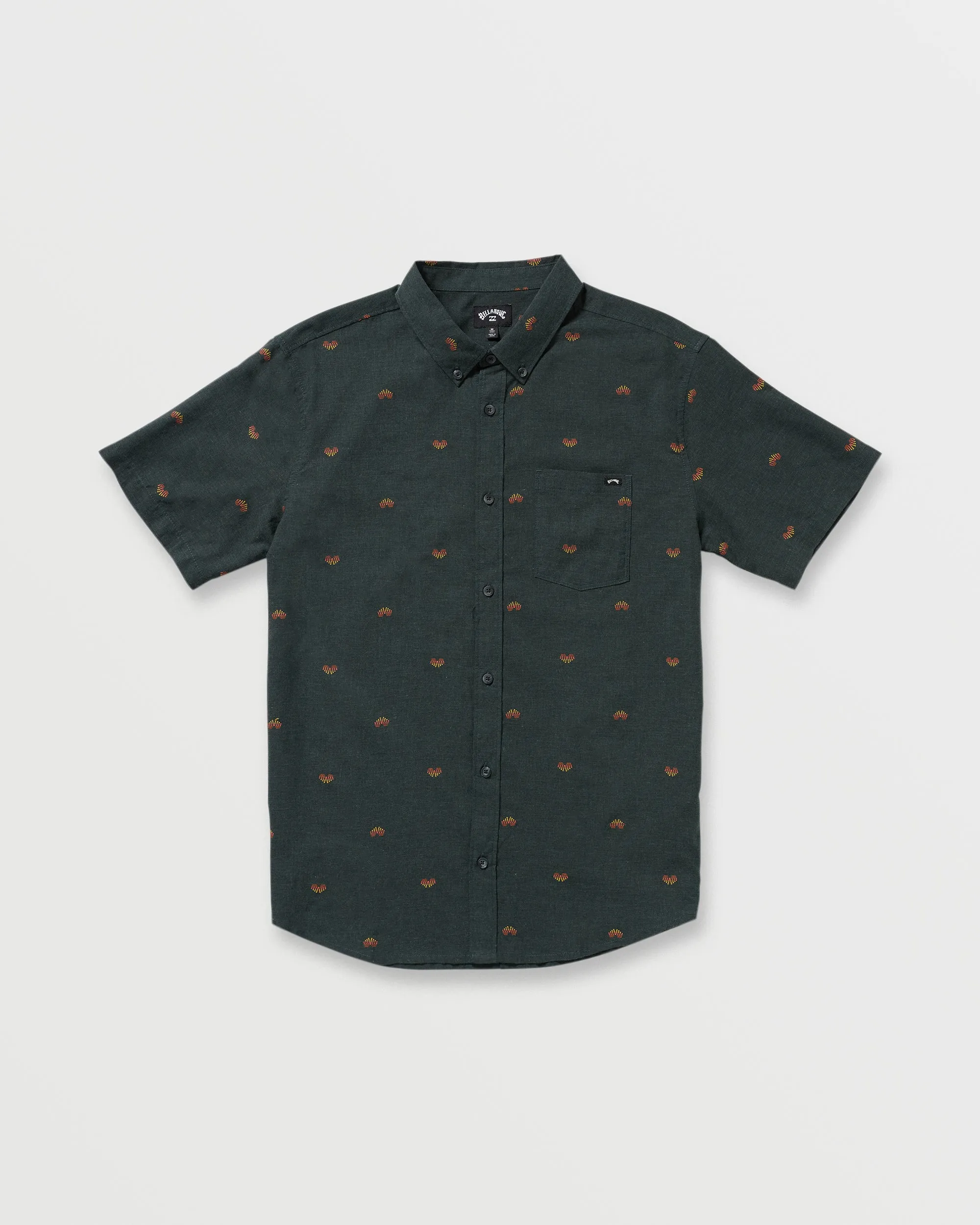 All Day Jacquard Short Sleeve Shirt - Stealth Billabong