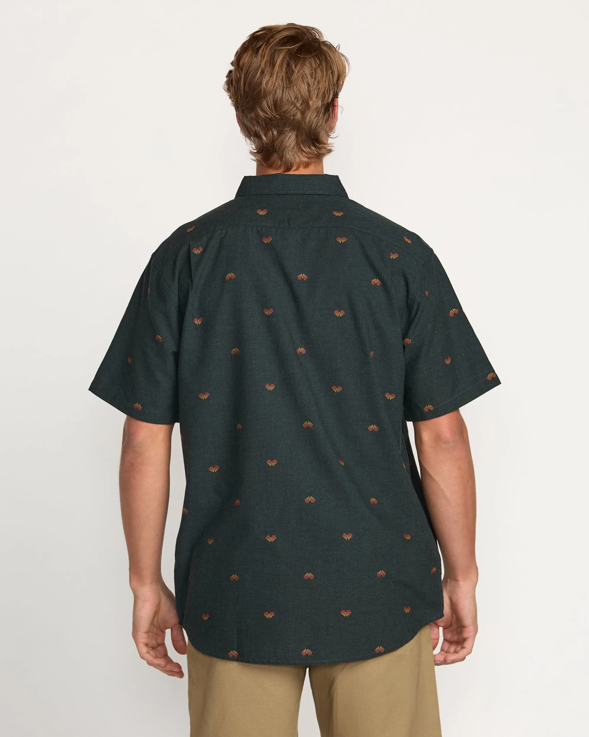 All Day Jacquard Short Sleeve Shirt - Stealth Billabong