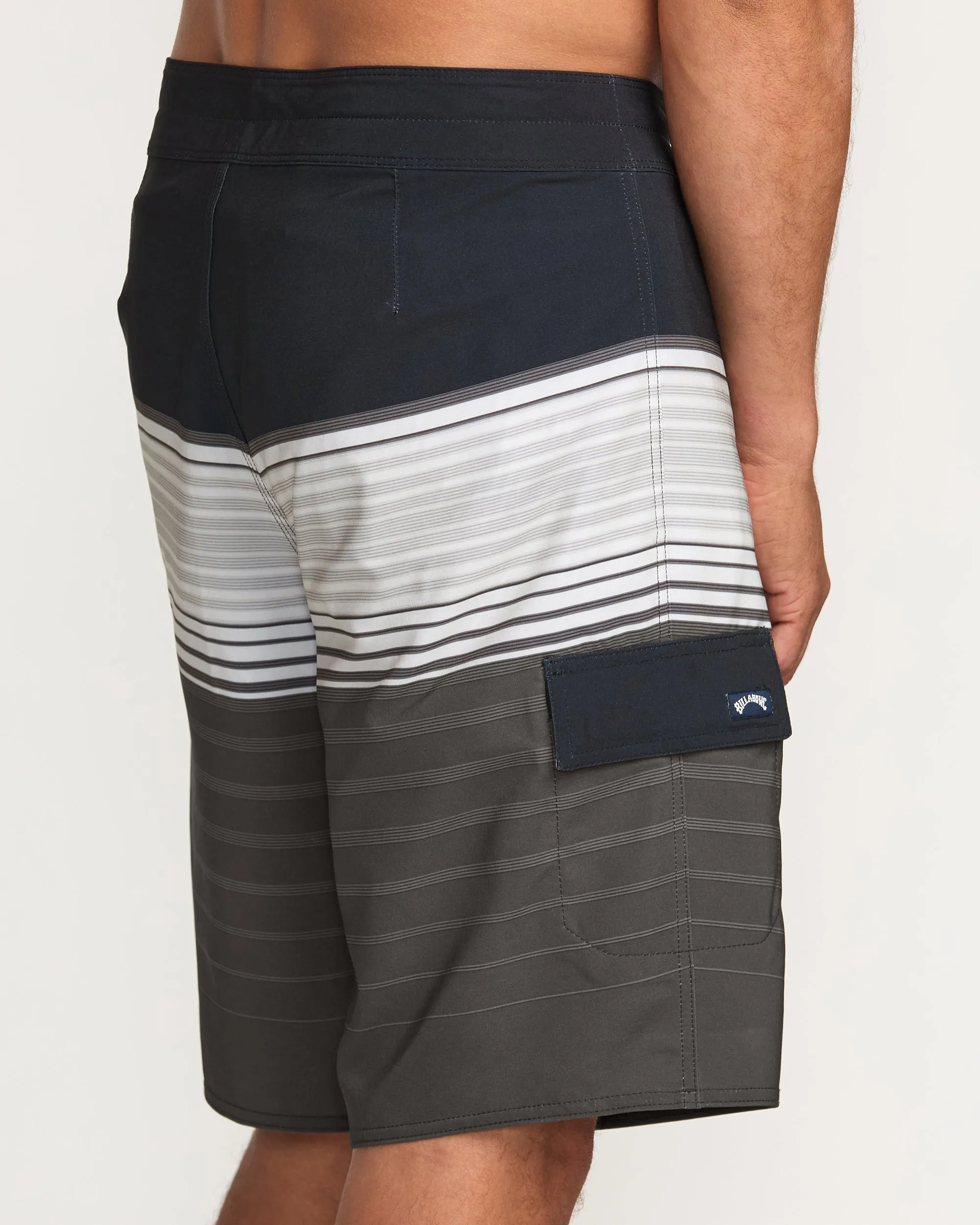 All Day Stripe Pro Performance 20" Boardshorts - Pewter Billabong