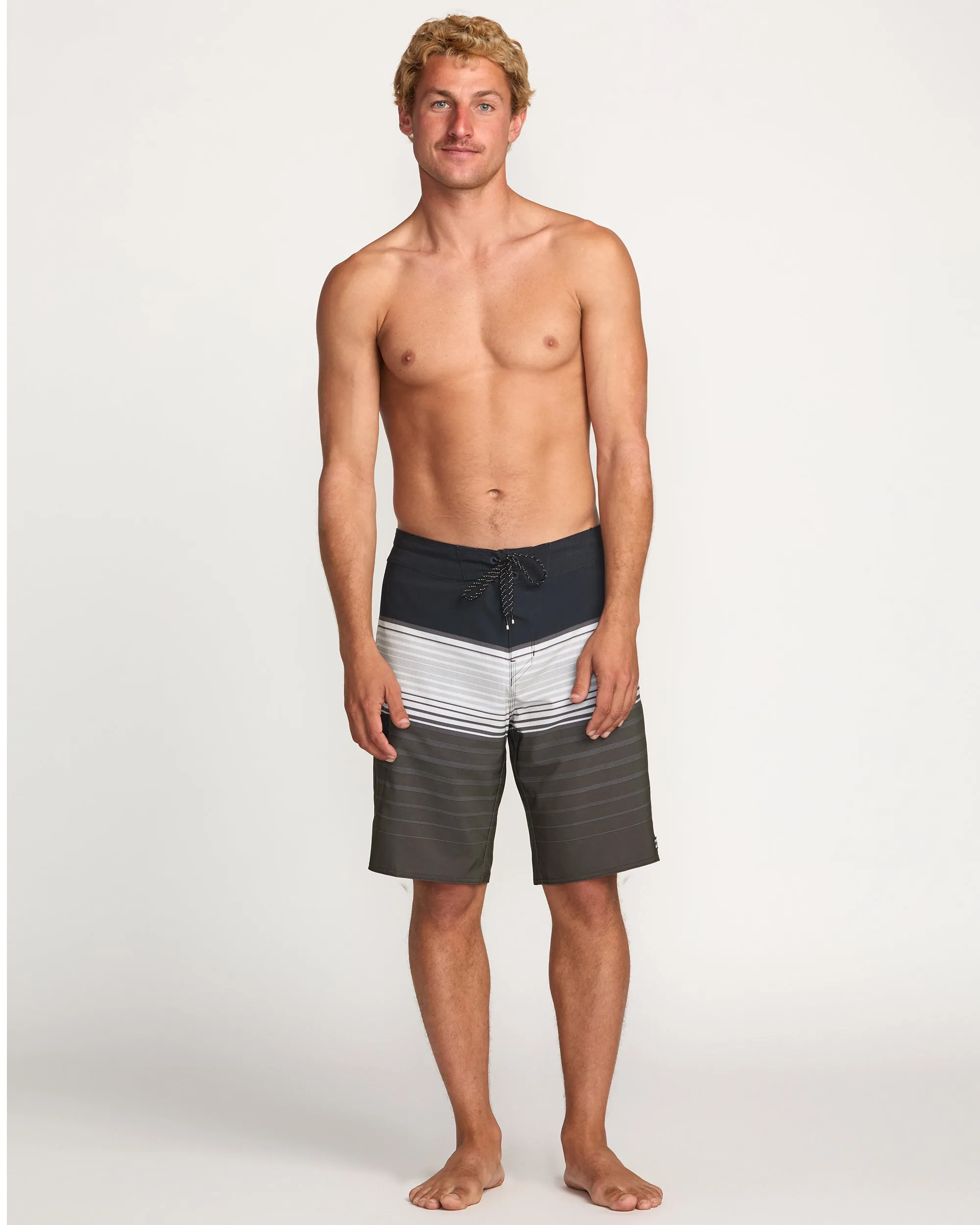 All Day Stripe Pro Performance 20" Boardshorts - Pewter Billabong