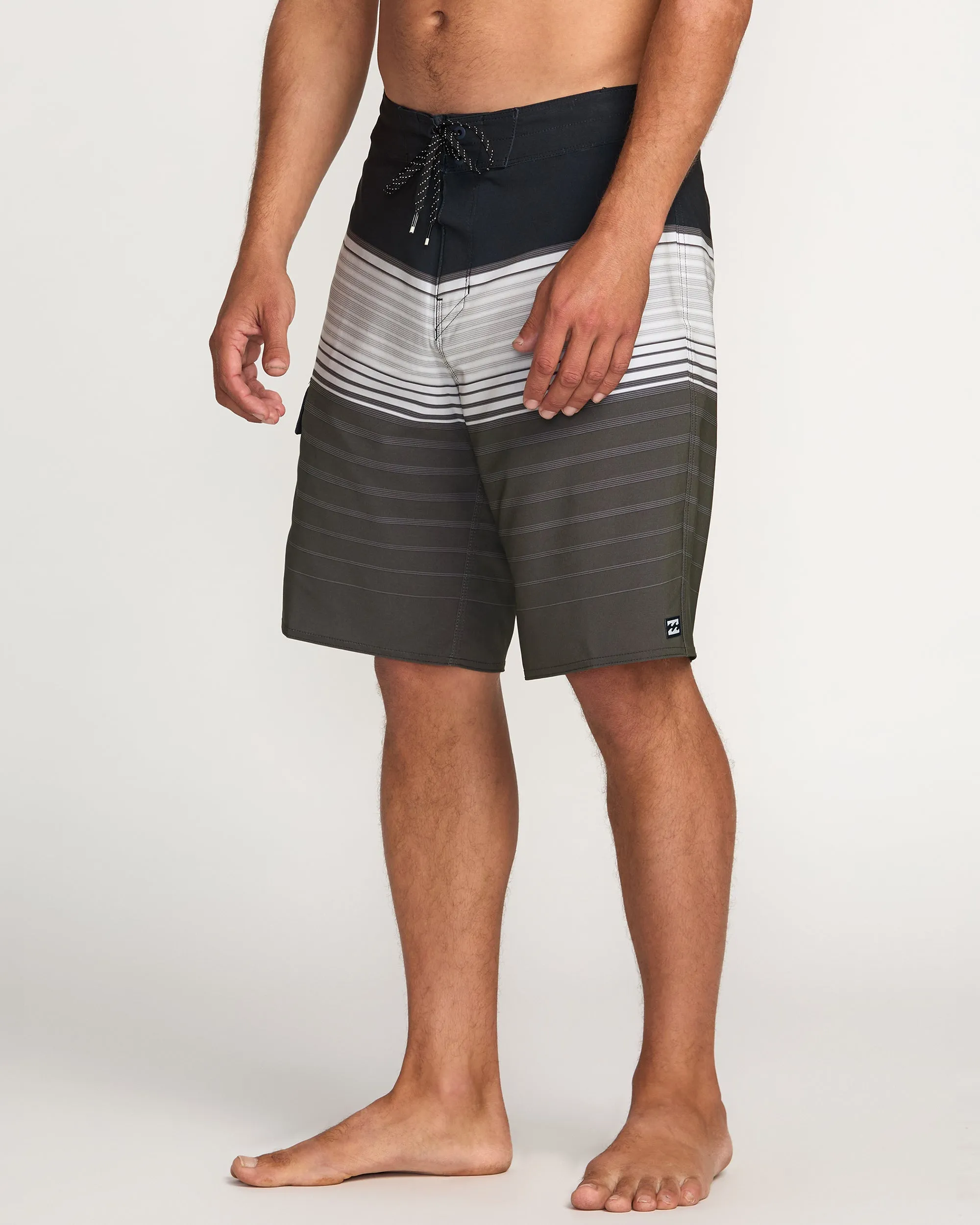 All Day Stripe Pro Performance 20" Boardshorts - Pewter Billabong