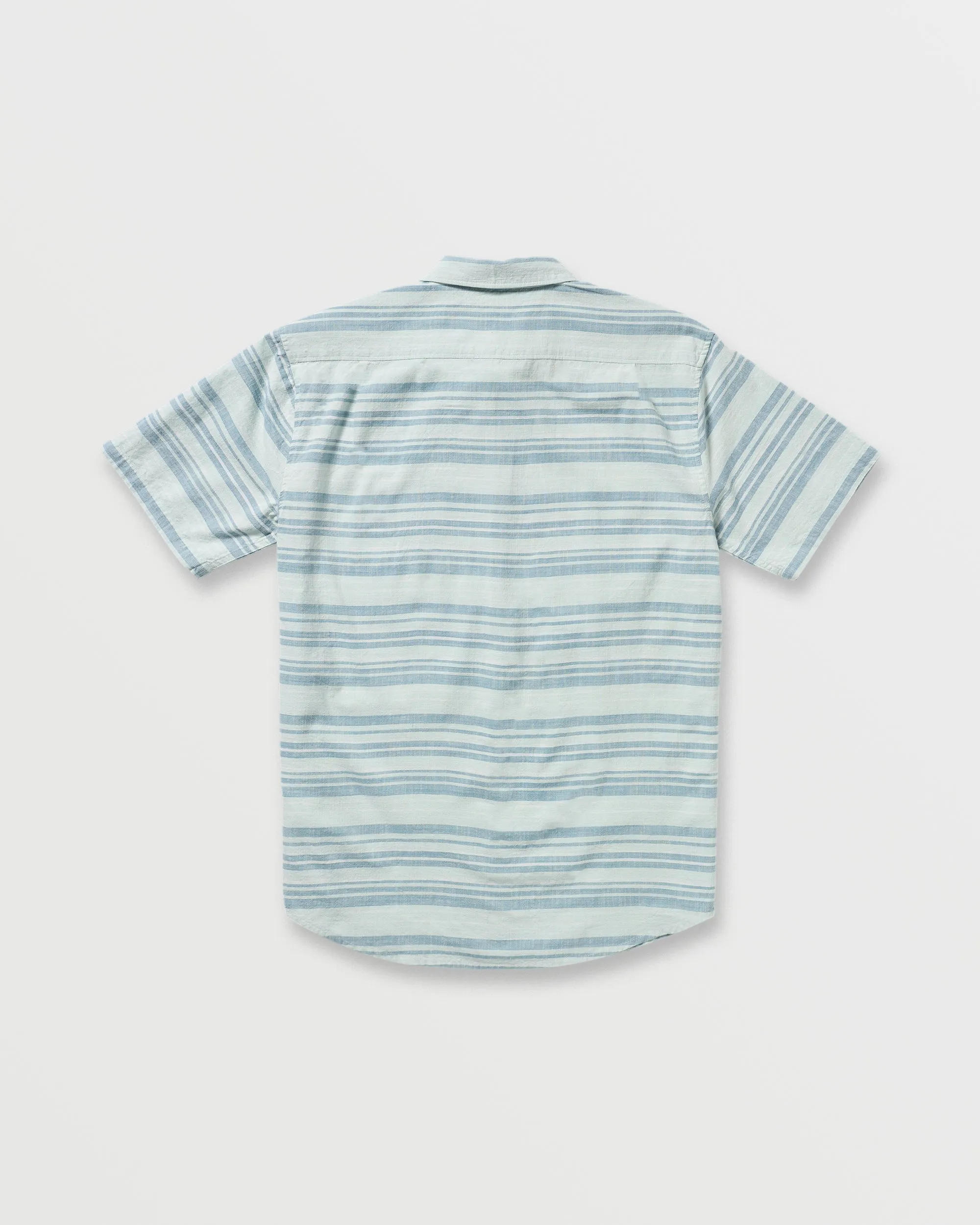 All Day Stripe Short Sleeve Shirt - Ash Blue Billabong