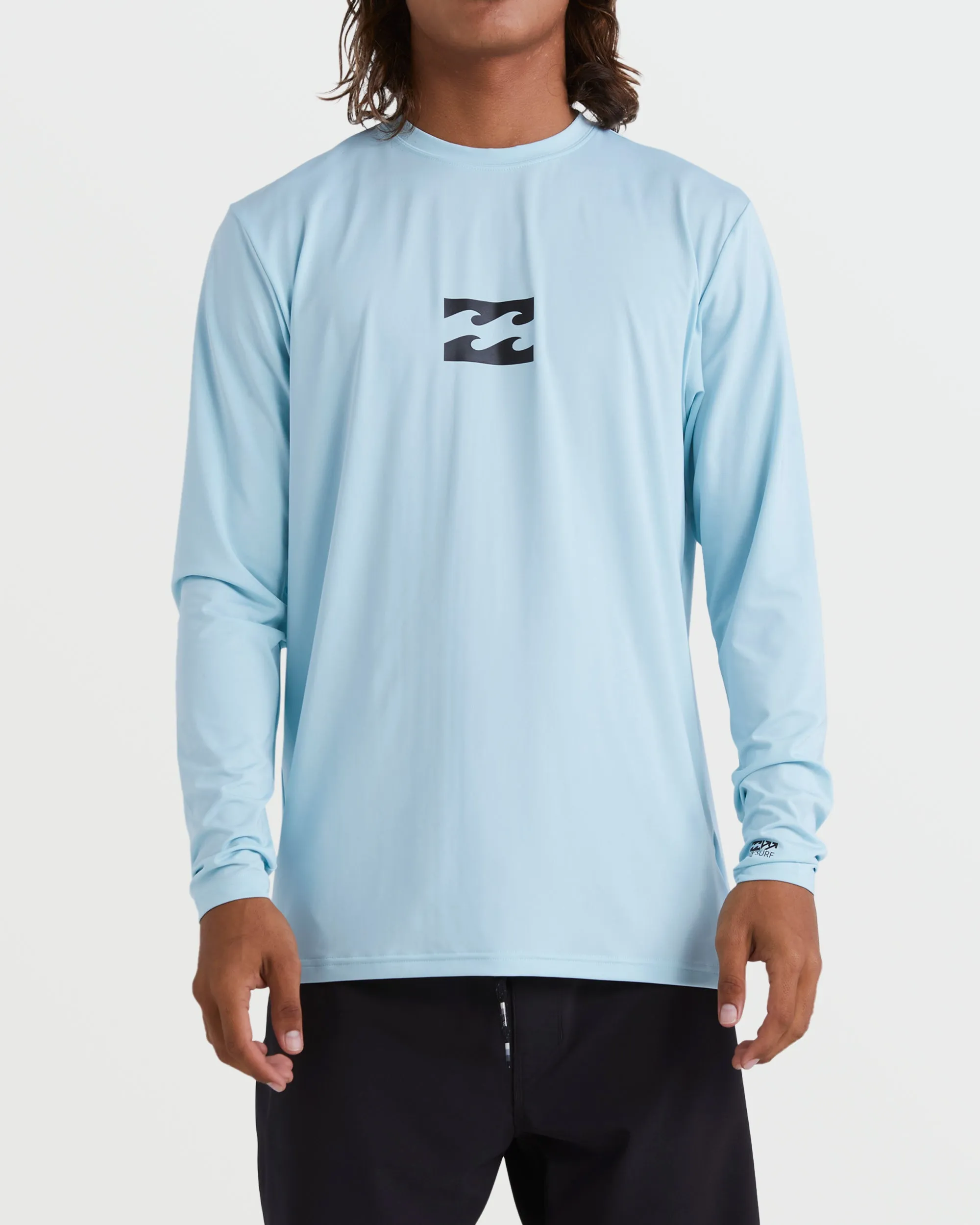 All Day Wave Loose Fit Long Sleeve Surf Tee - Coastal Blue Billabong