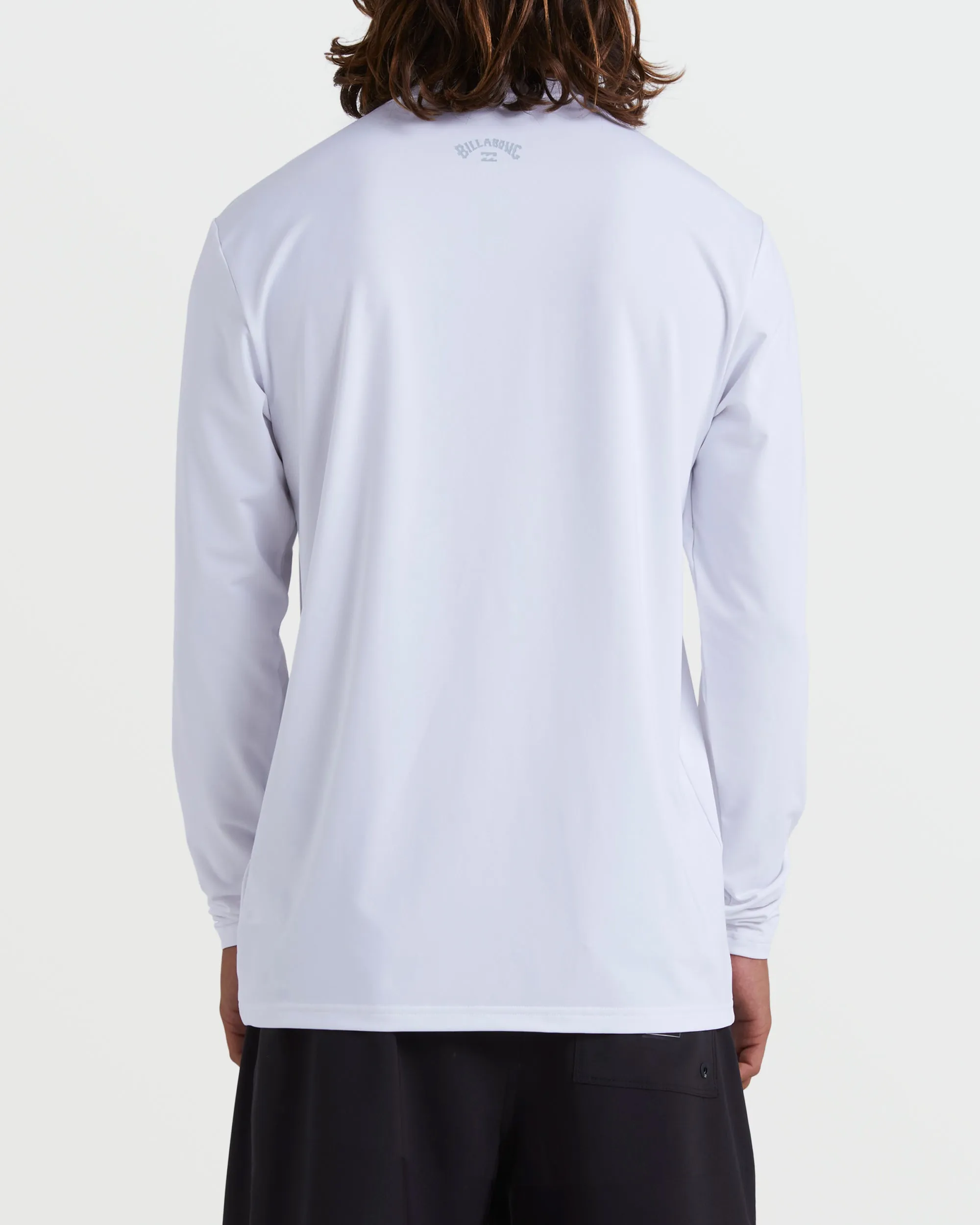All Day Wave Loose Fit Long Sleeve Surf Tee - White Billabong