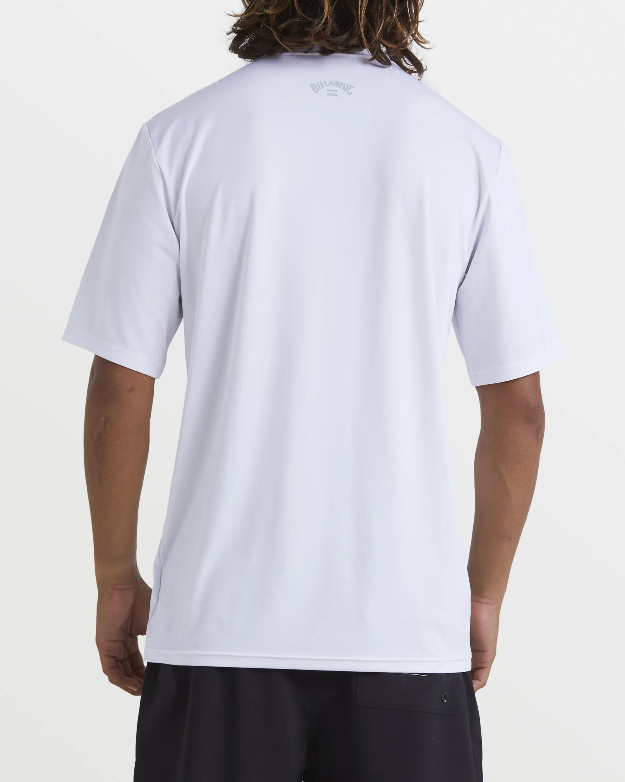 All Day Wave Short Sleeve Rashguard - White Billabong