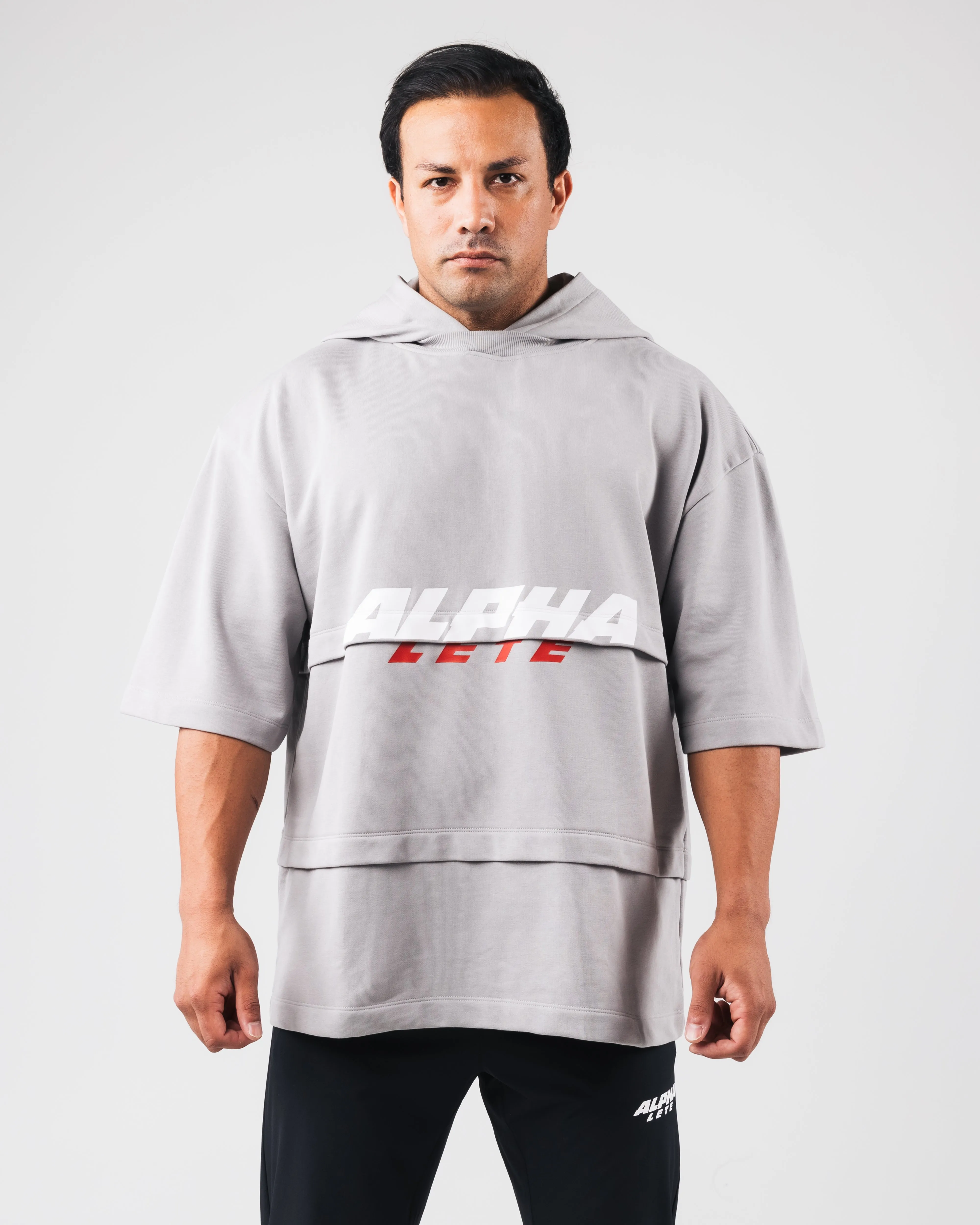 Alpha Layered Hoodie - Chrome Alphalete Athletics