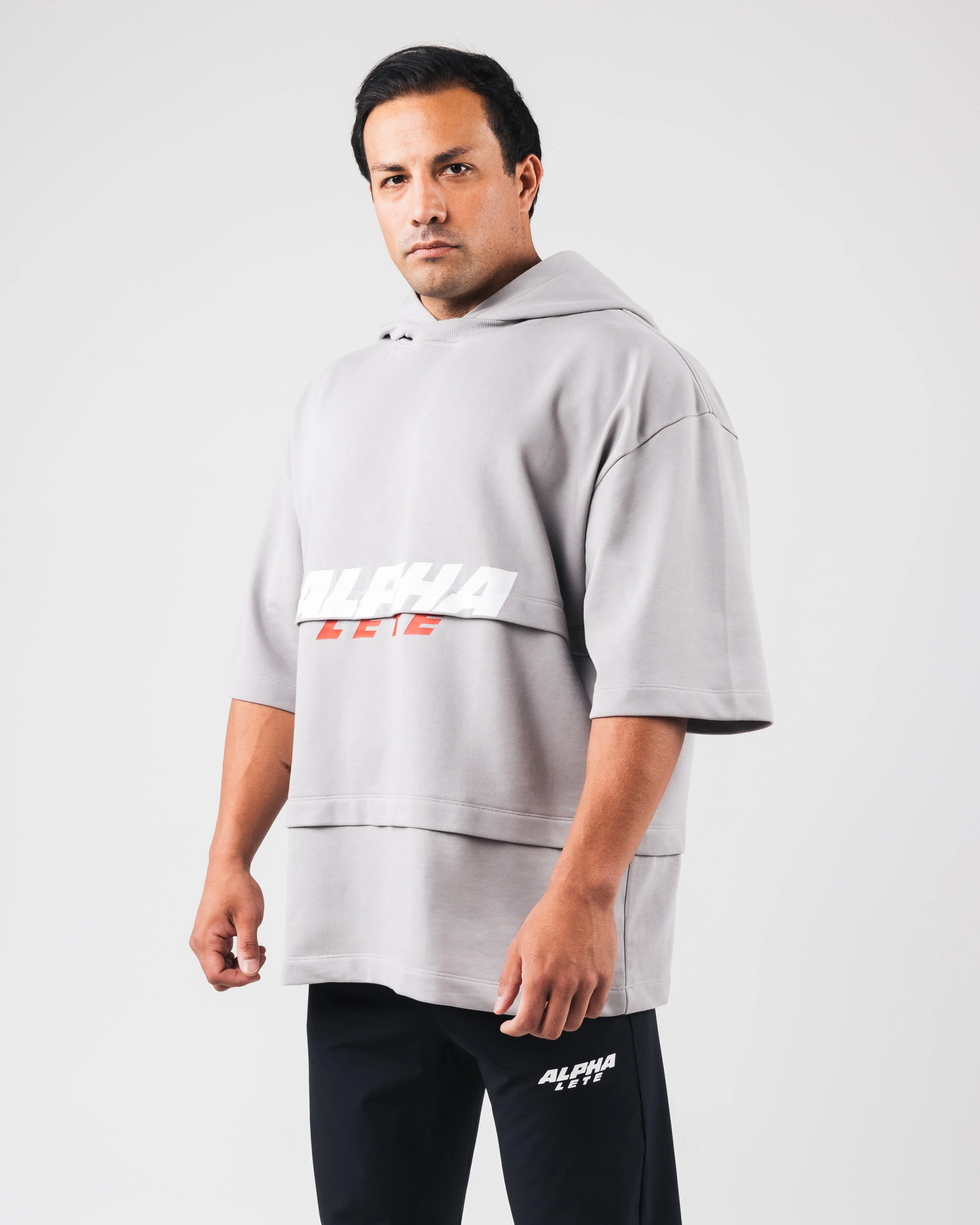 Alpha Layered Hoodie - Chrome Alphalete Athletics