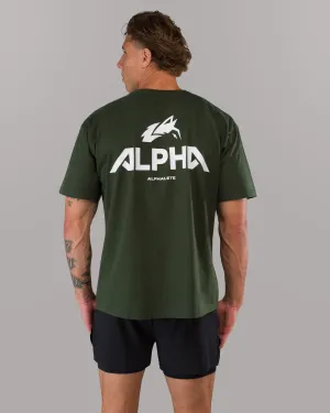 Alpha Tee - Moss Alphalete Athletics