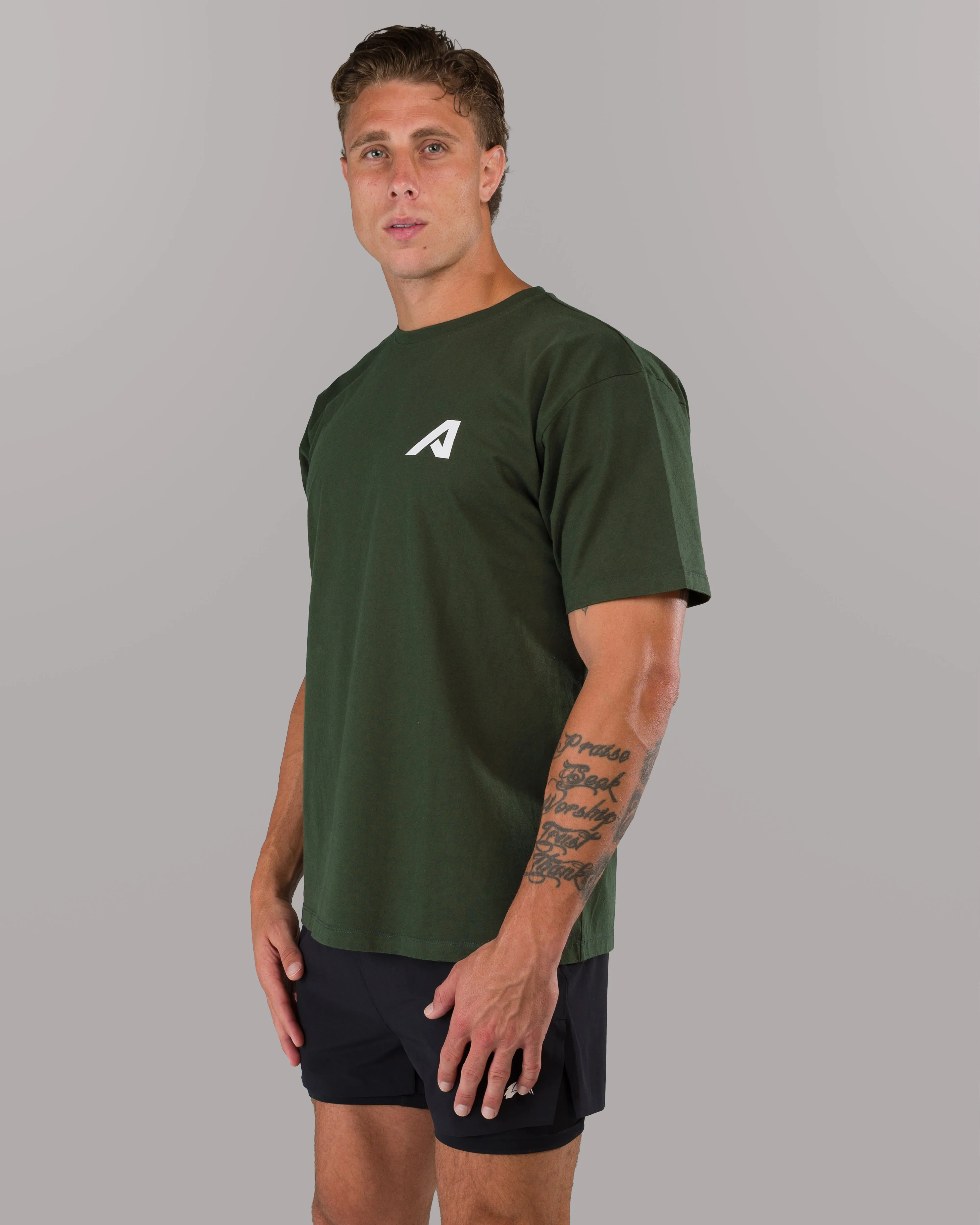 Alpha Tee - Moss Alphalete Athletics