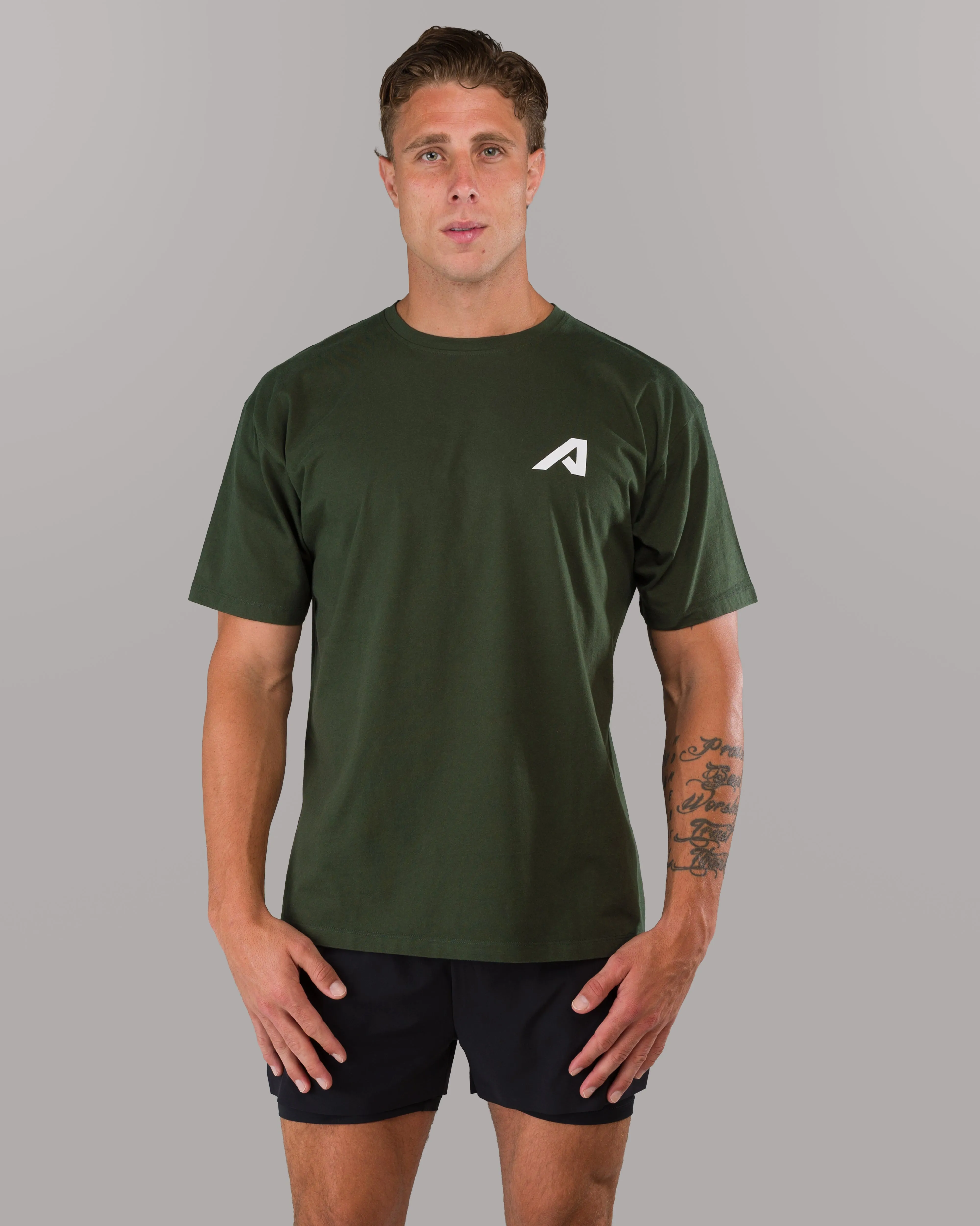 Alpha Tee - Moss Alphalete Athletics