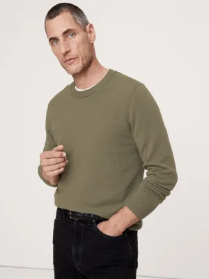 Alta Cashmere Crew-Neck Sweater Banana Republic