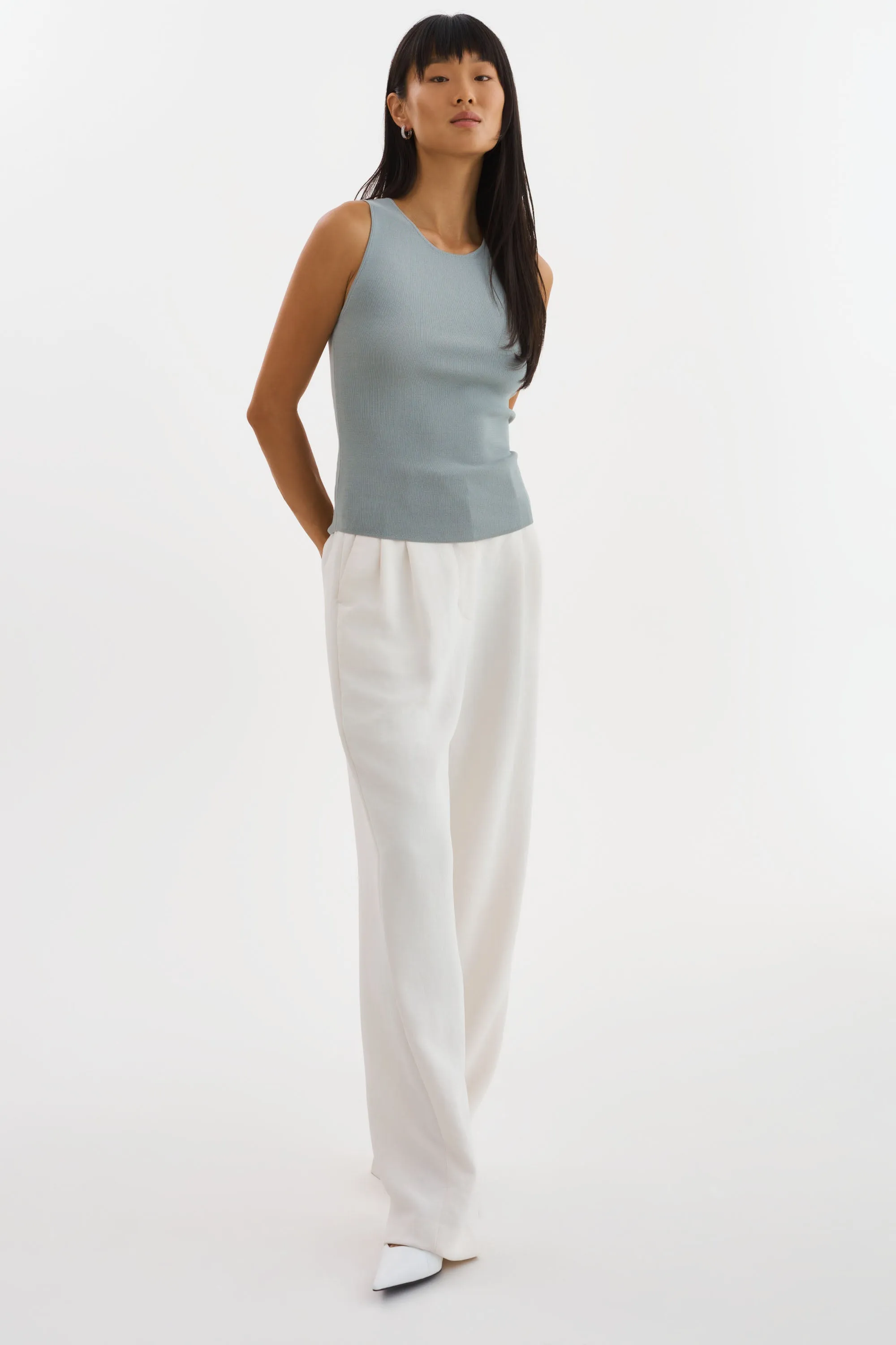 AMBRA | Rib Knit Tank Top