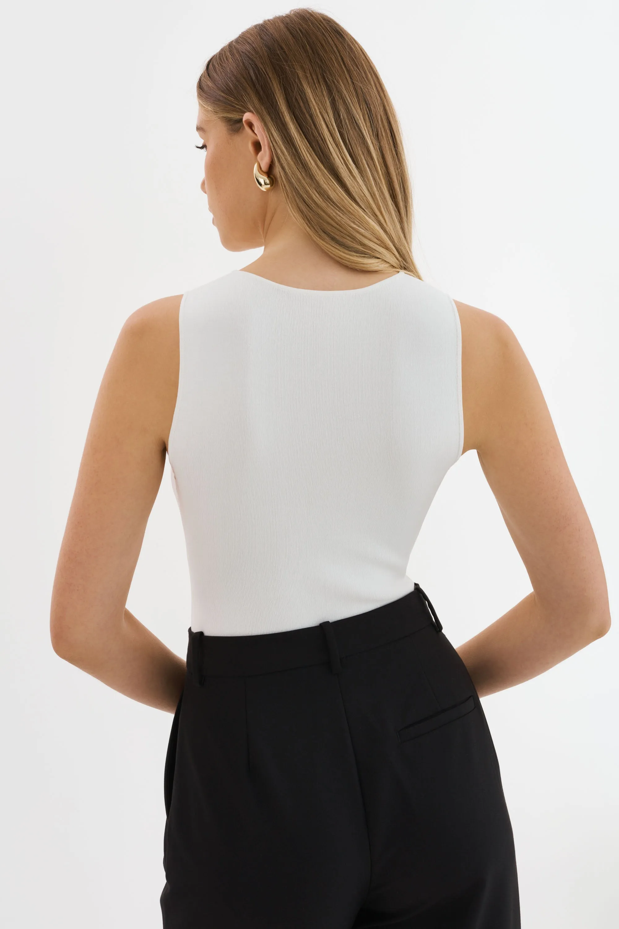AMBRA | Rib Knit Tank Top