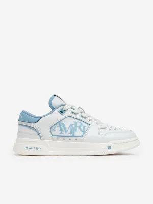 Amiri Kids Leather Classic Low Trainers in Blue