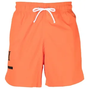 Amiri Orange Logo Swimshorts