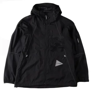 And Wander Breath Rip Hoodie Black