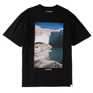 And Wander Gracier Printed T-Shirt Black