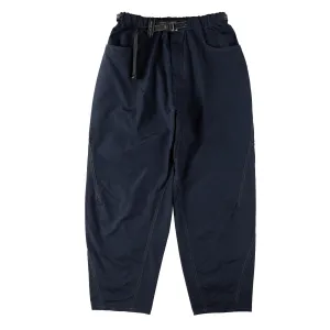 And Wander High Count Cloth Wide Pants Navy
