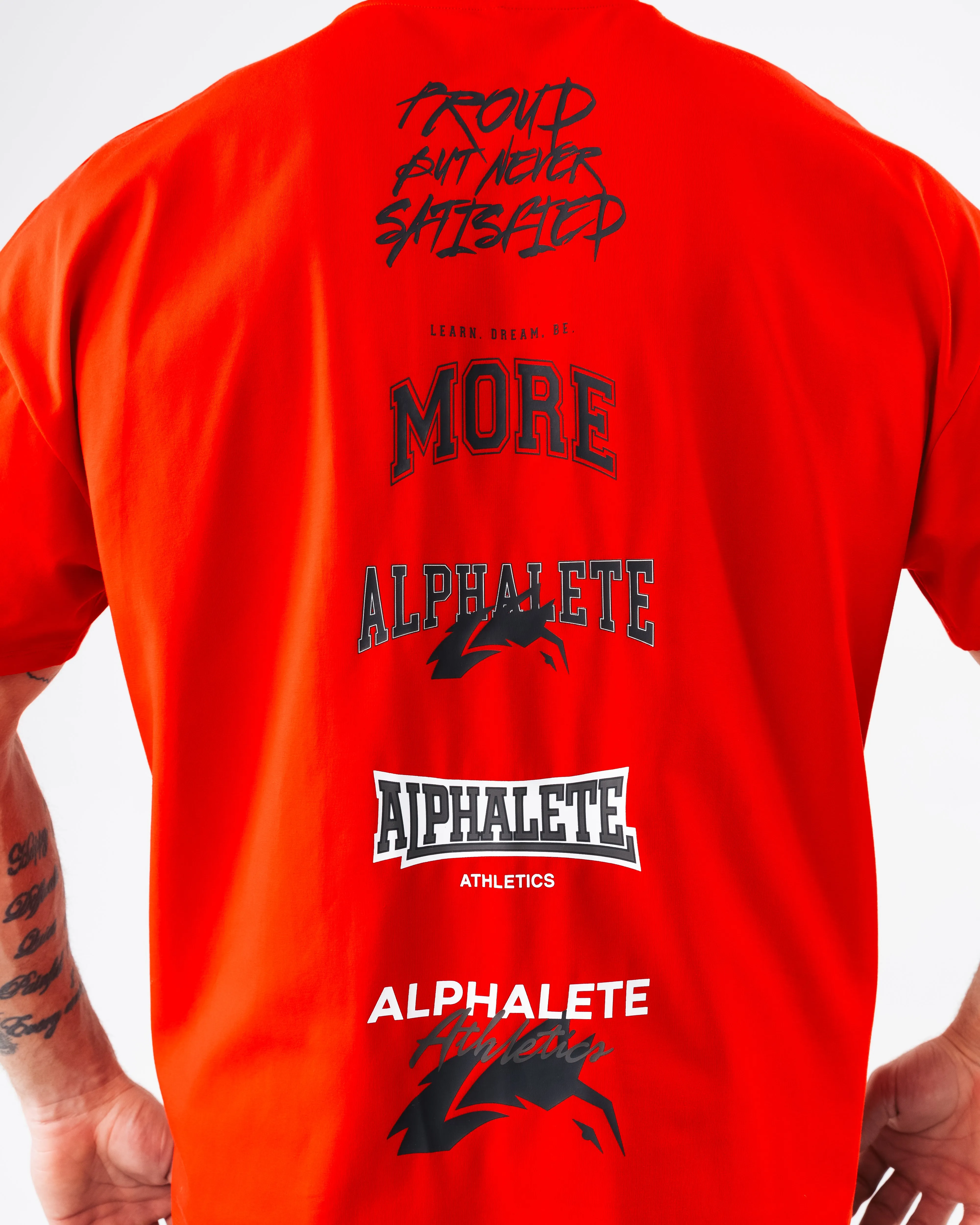 Anniversary Tee - Formula Red Alphalete Athletics
