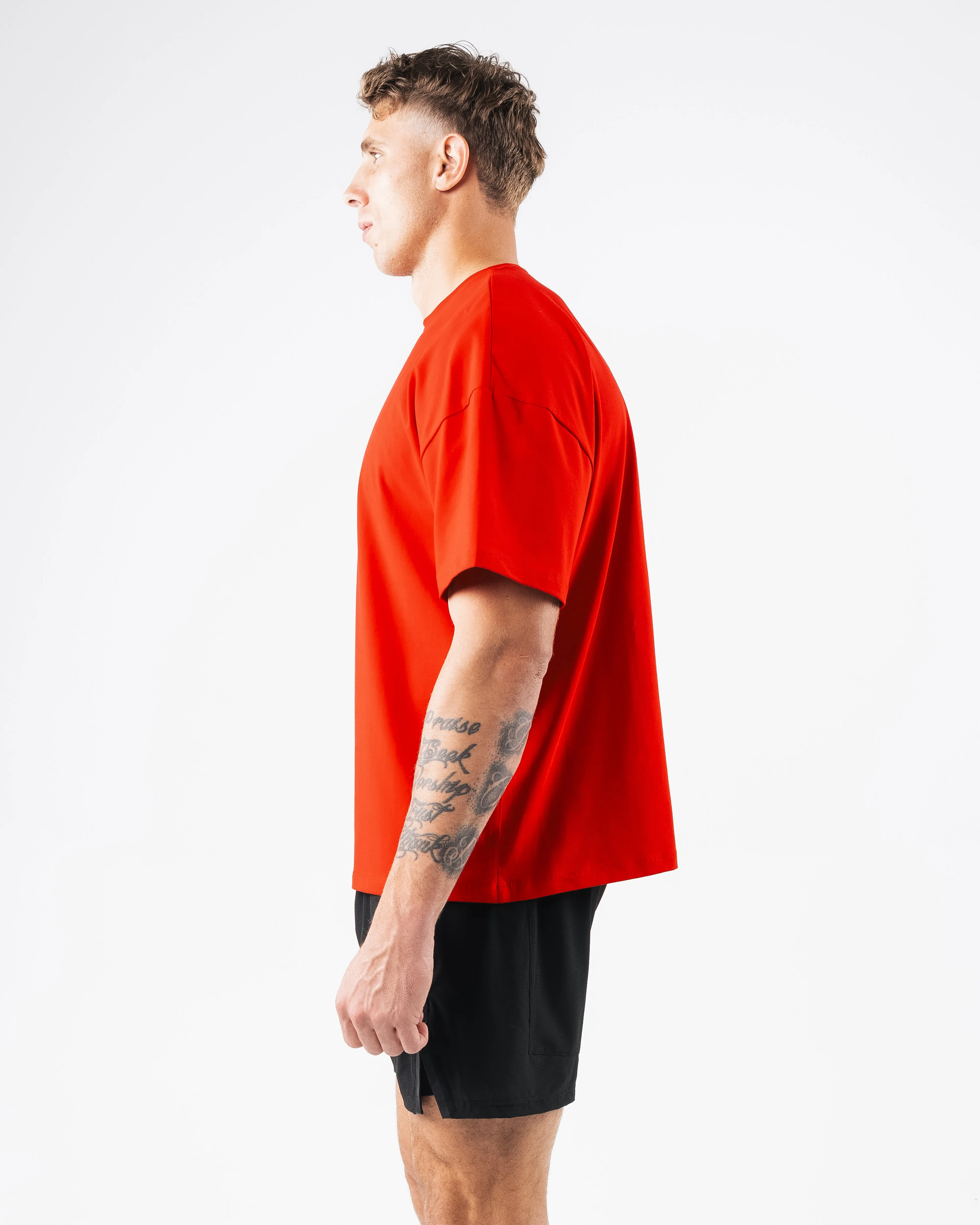 Anniversary Tee - Formula Red Alphalete Athletics