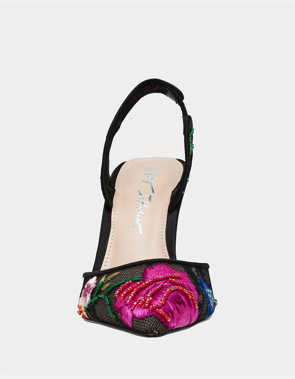 APRIL BLACK MULTI FLORAL Betsey Johnson
