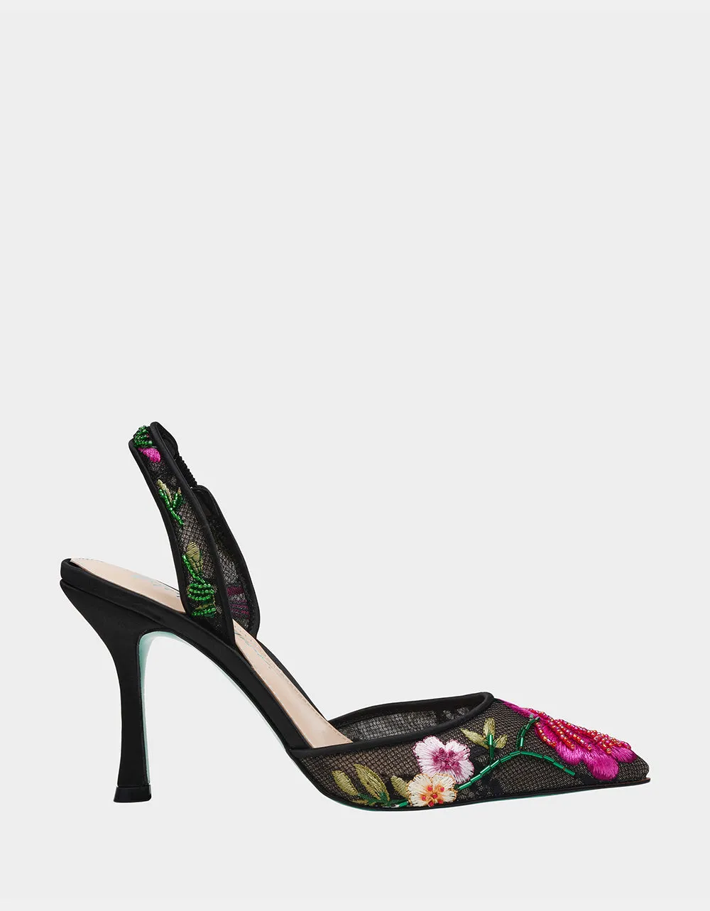 APRIL BLACK MULTI FLORAL Betsey Johnson
