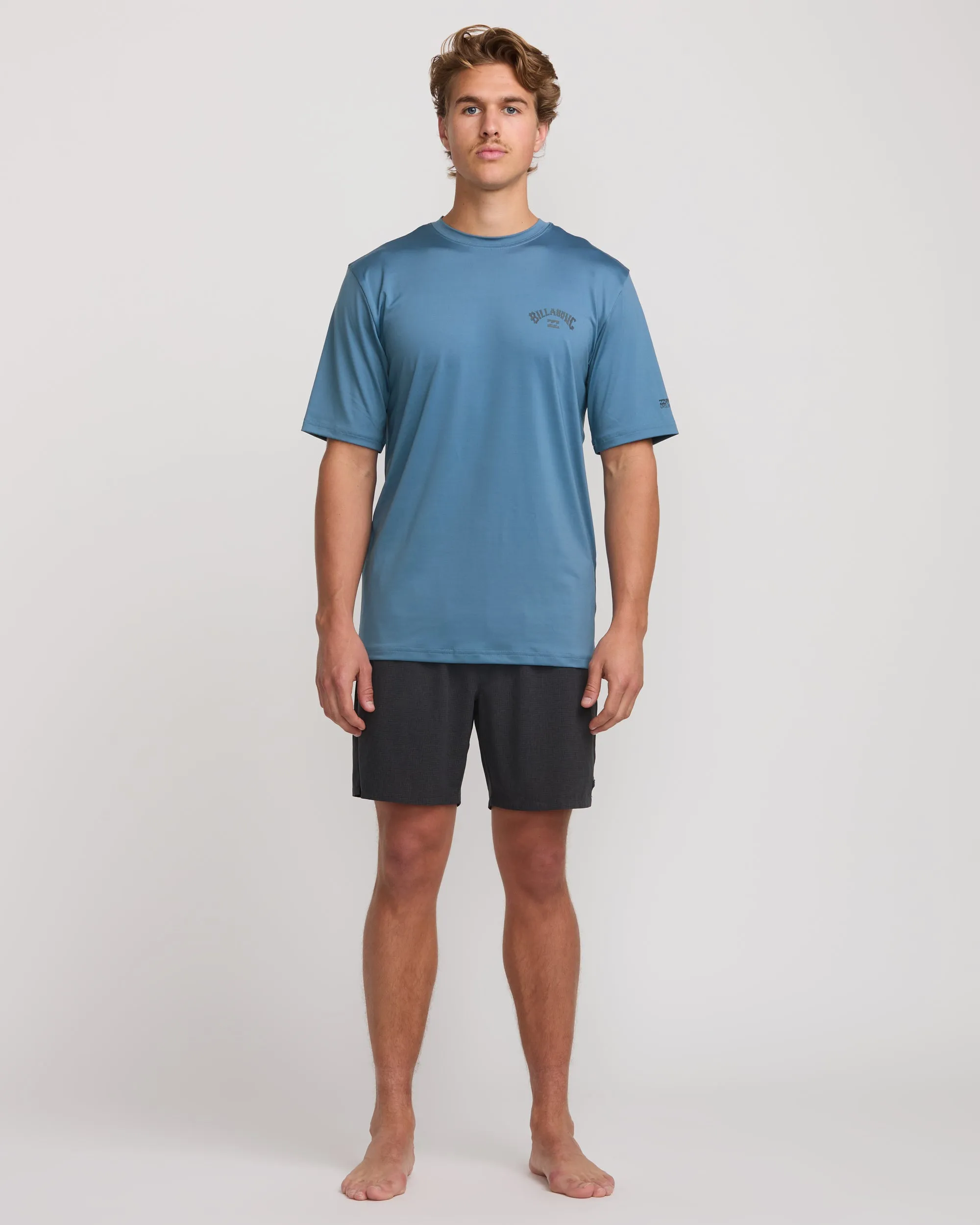 Arch Loose Fit Short Sleeve Surf Tee - Bay Blue Billabong
