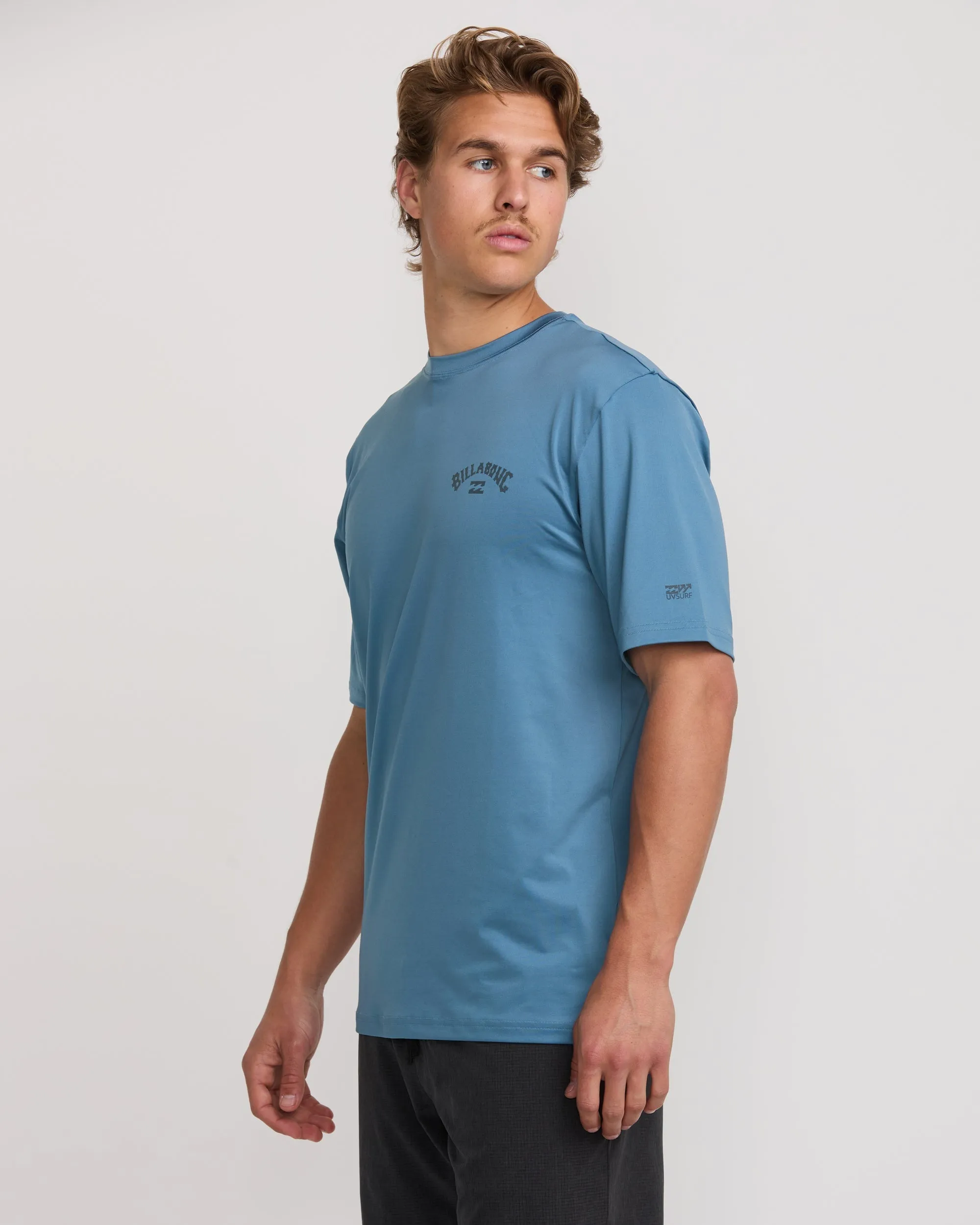 Arch Loose Fit Short Sleeve Surf Tee - Bay Blue Billabong