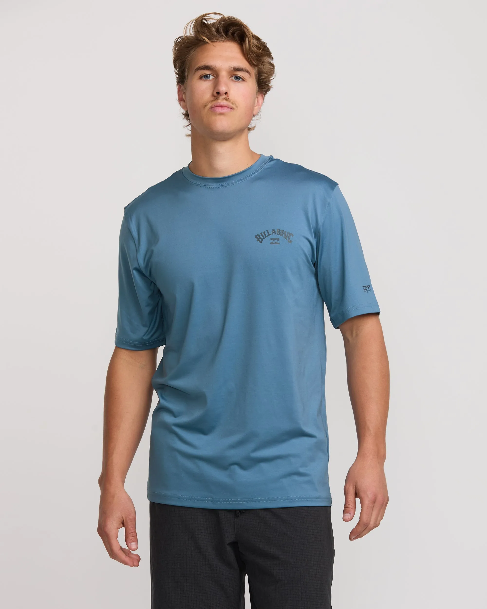 Arch Loose Fit Short Sleeve Surf Tee - Bay Blue Billabong