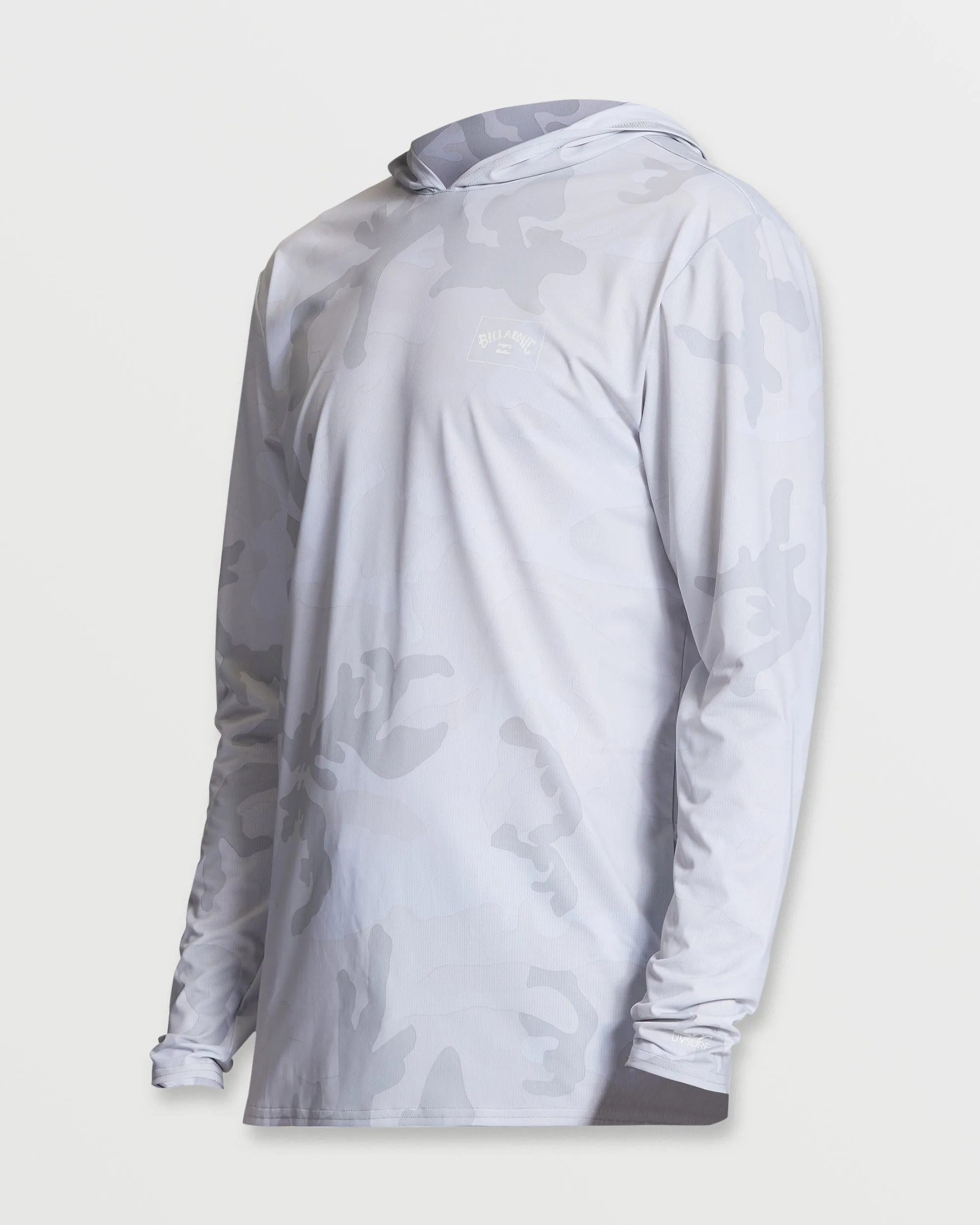 Arch Mesh Long Sleeve Hooded Surf Tee - White Camo Billabong