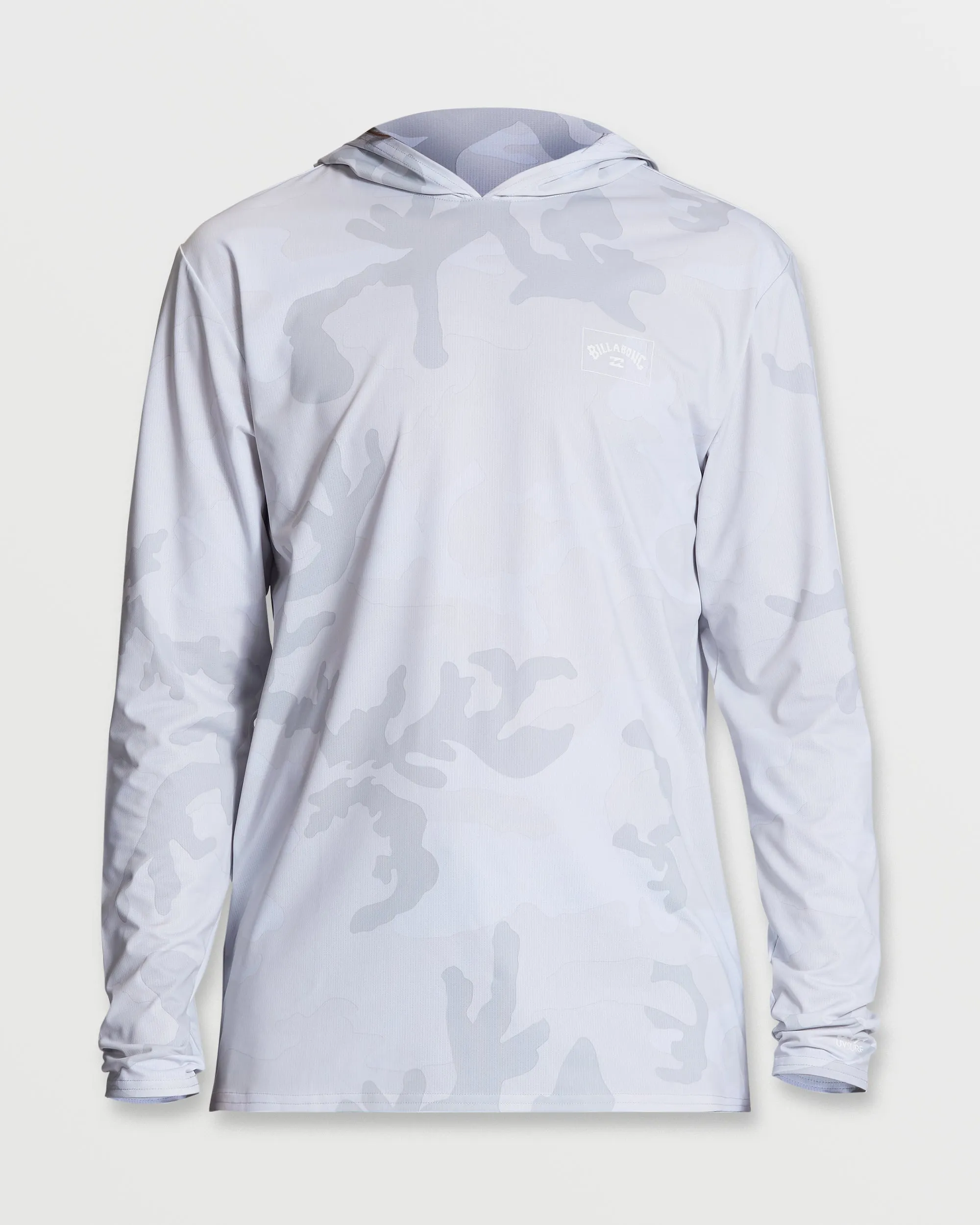 Arch Mesh Long Sleeve Hooded Surf Tee - White Camo Billabong