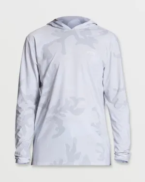 Arch Mesh Long Sleeve Hooded Surf Tee - White Camo Billabong