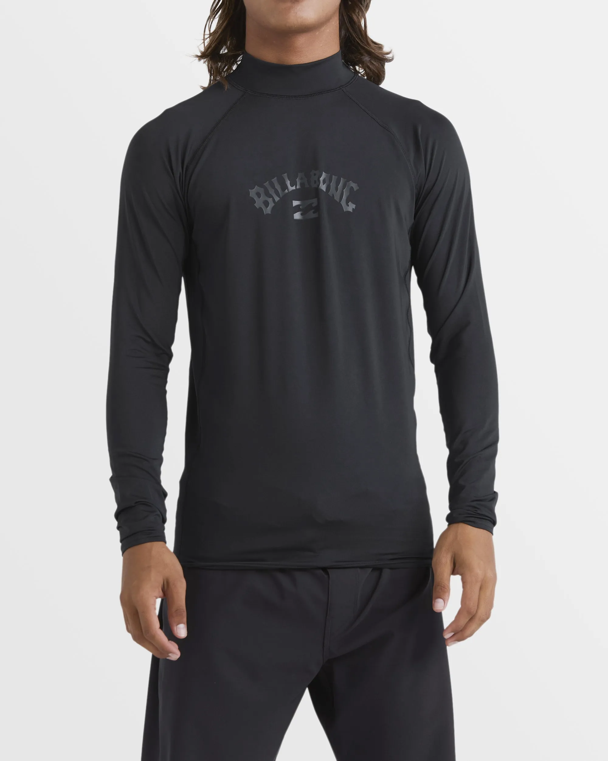 Arch Performance Fit Long Sleeve Rashguard - Black Billabong