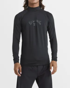 Arch Performance Fit Long Sleeve Rashguard - Black Billabong