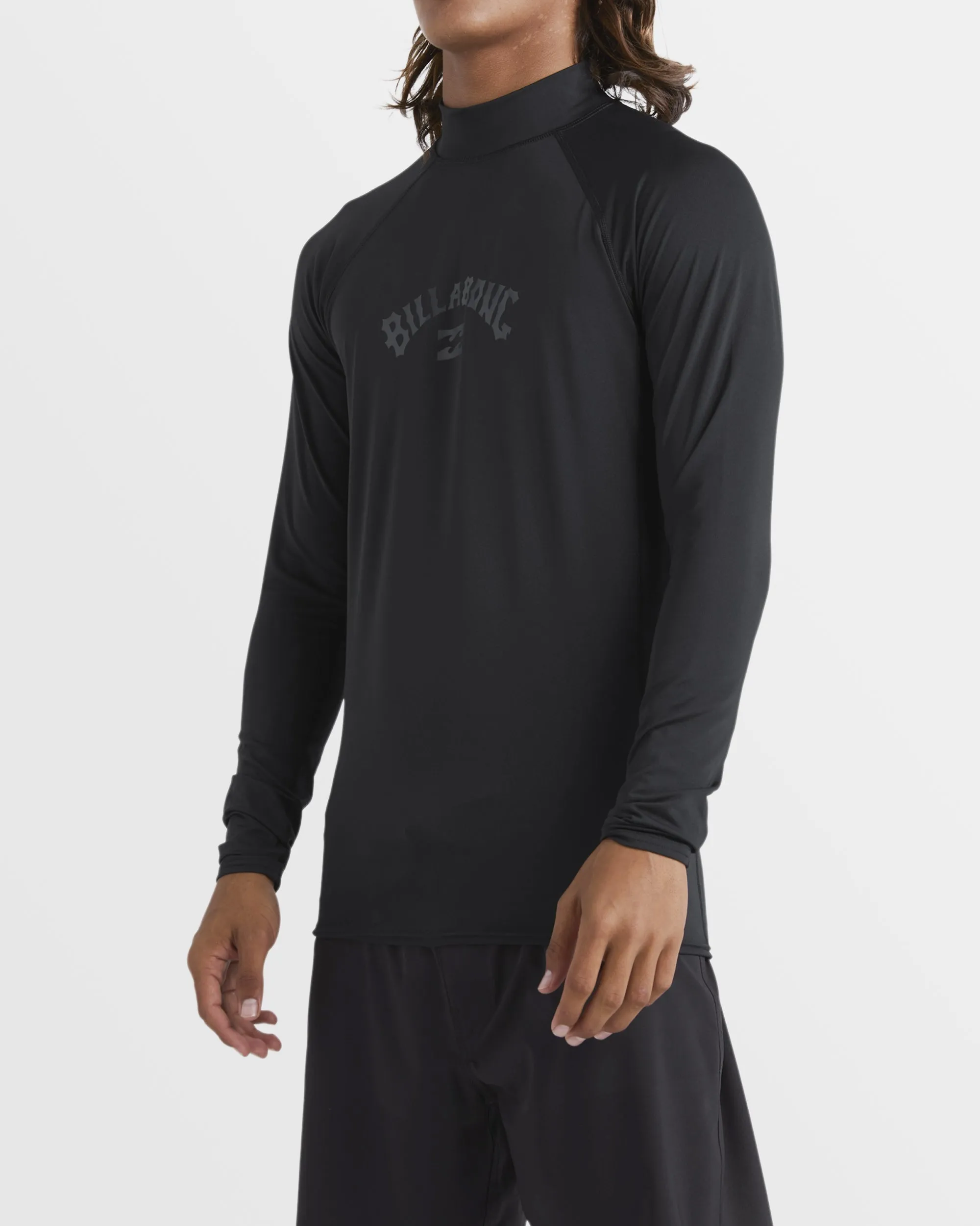 Arch Performance Fit Long Sleeve Rashguard - Black Billabong