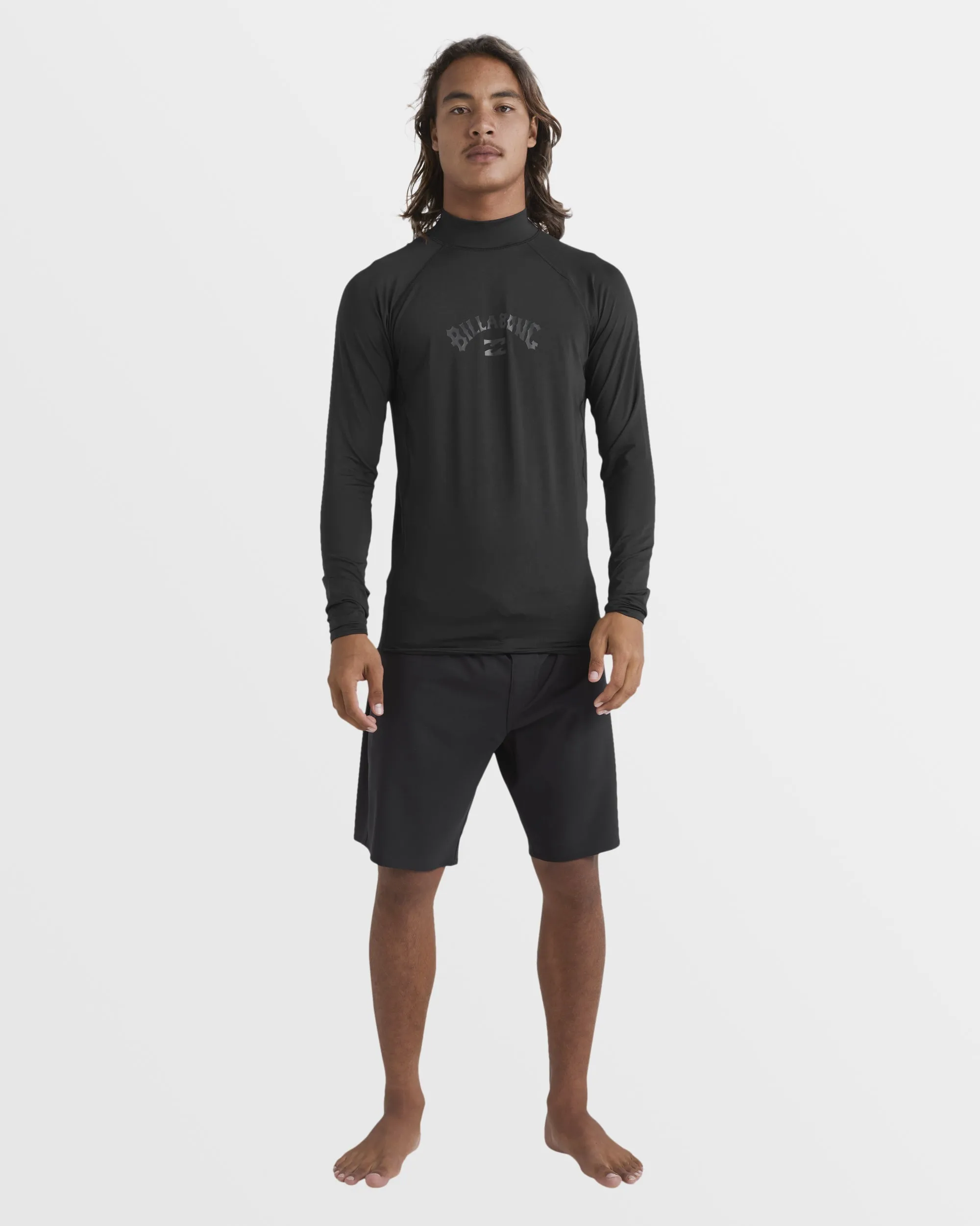 Arch Performance Fit Long Sleeve Rashguard - Black Billabong