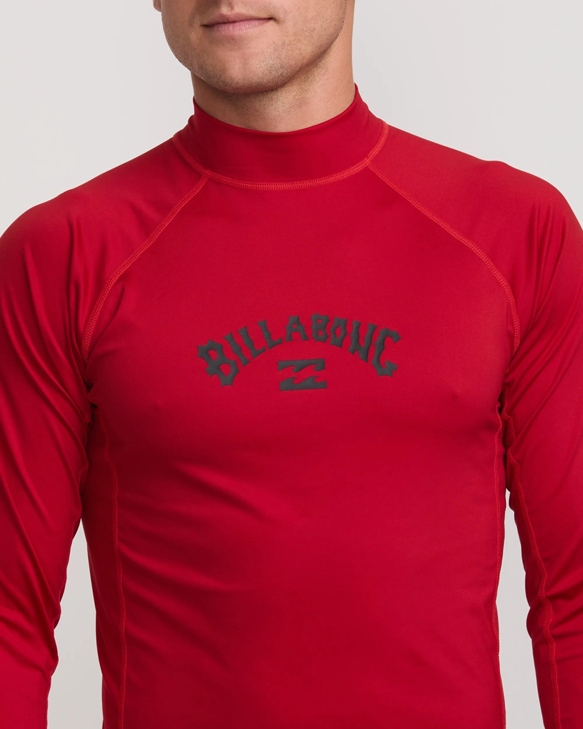 Arch Performance Fit Long Sleeve Rashguard - Scarlet Billabong