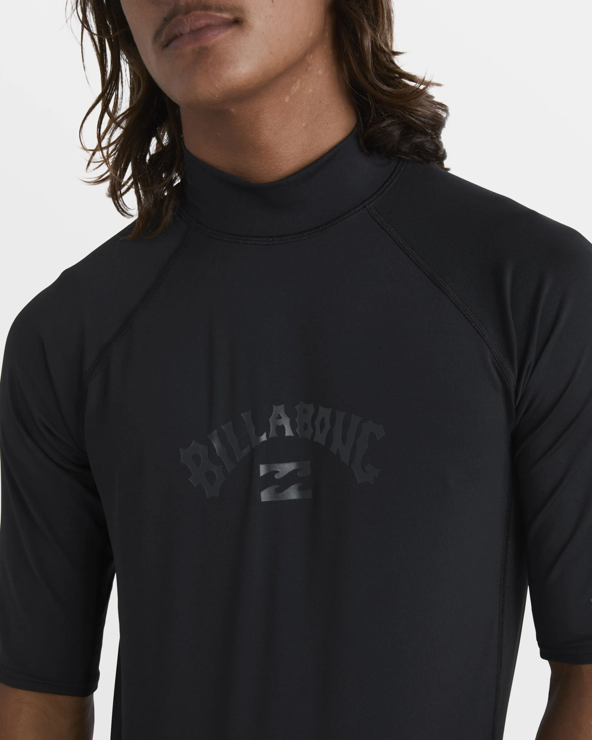 Arch Performance Fit Short Sleeve Rashguard - Black Billabong