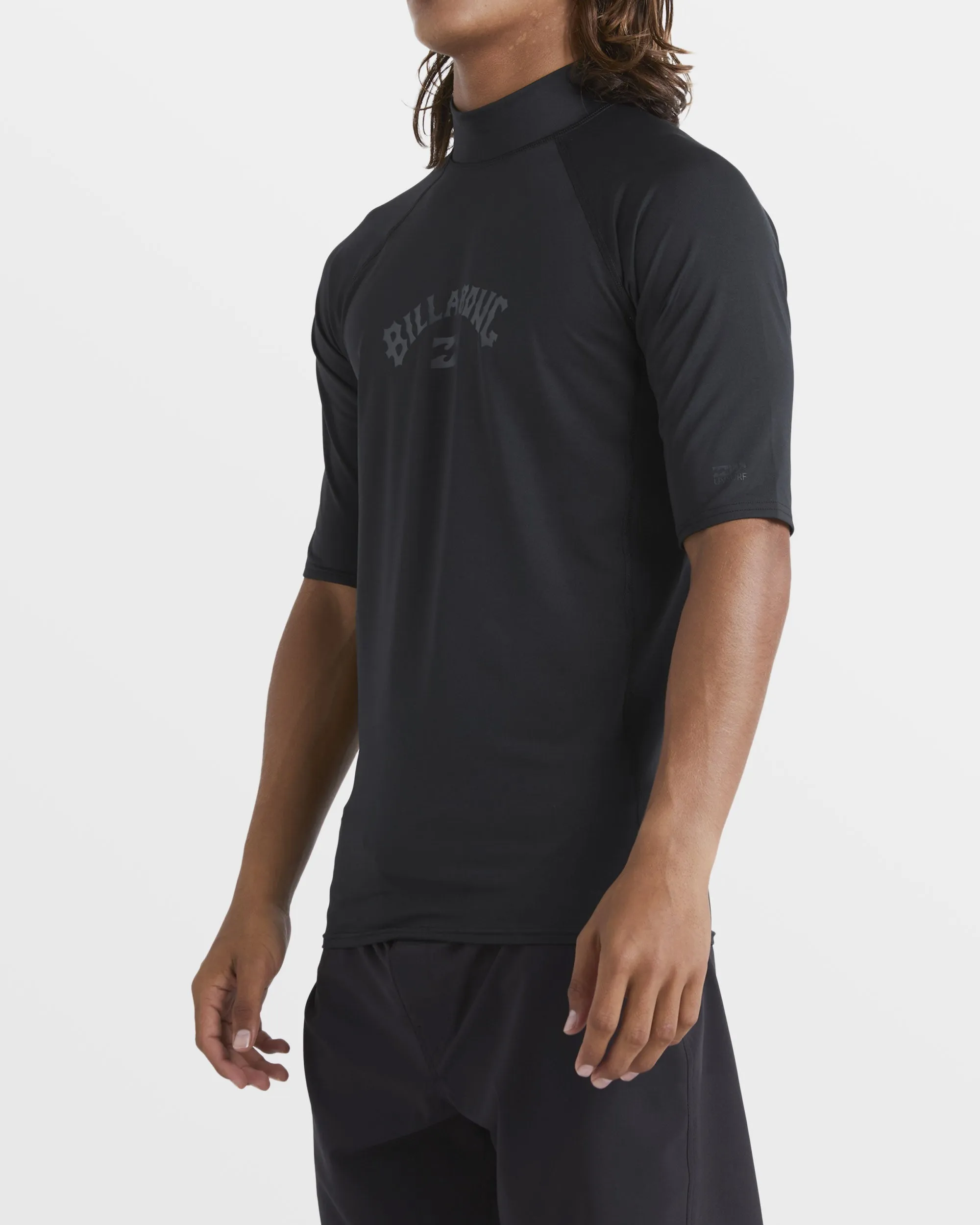 Arch Performance Fit Short Sleeve Rashguard - Black Billabong
