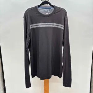 Arrow Men's Size XLT Black Striped Long Sleeve Shirt