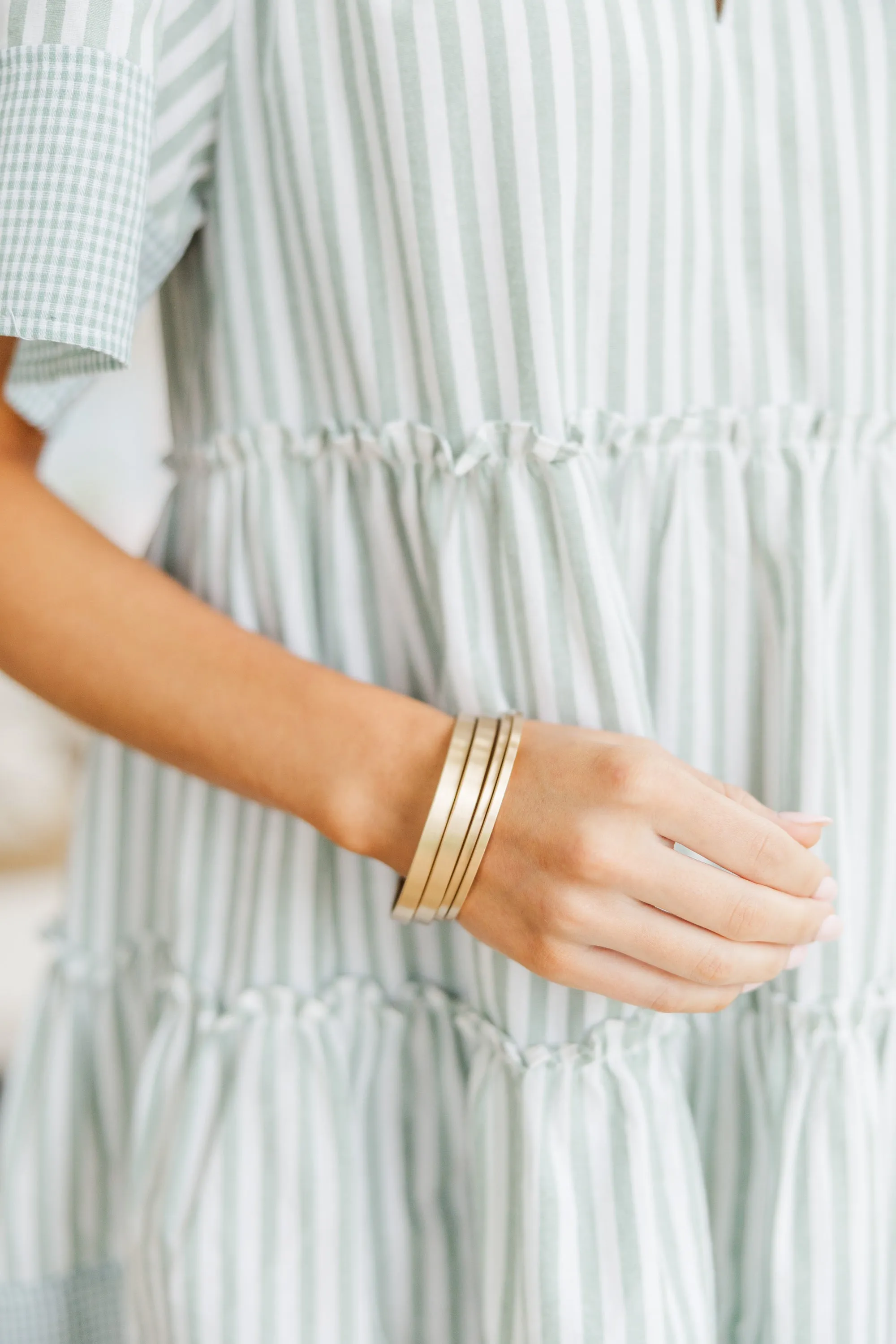As You Move Gold Bracelet